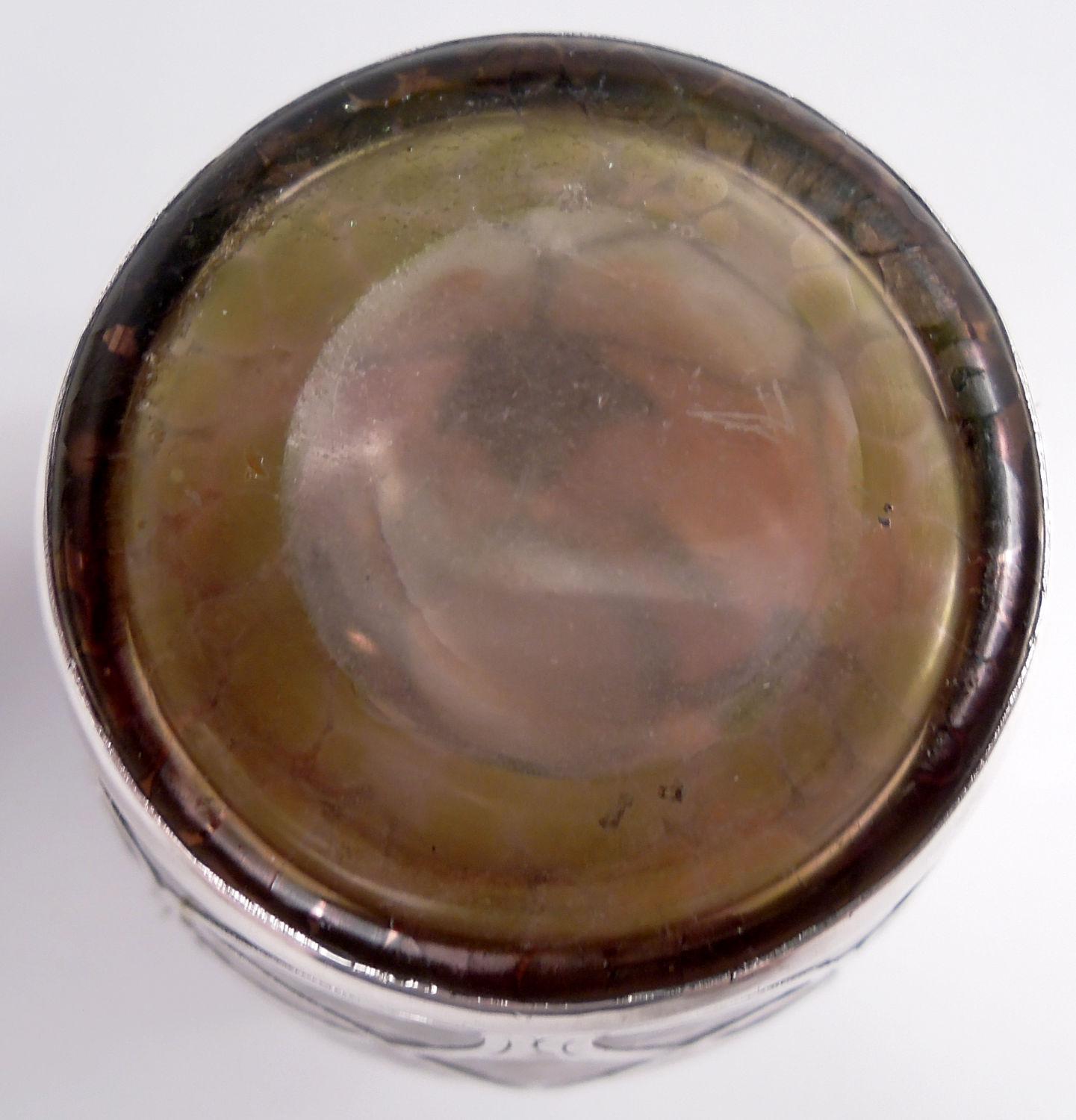 Vaso antico Loetz Art Nouveau con sovrapposizione di argento iridescente in vendita 2
