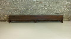 Antique Long Archery Long Bow Chest or Window Seat