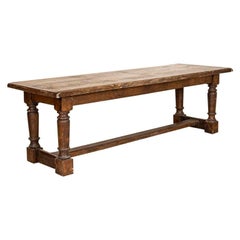 Antique Long Country French Farm Dining Table