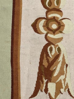 Antique Long French Aubusson Fragment Tapestry