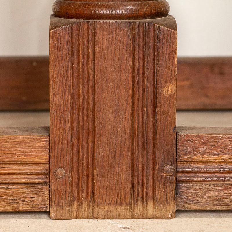 Antique Long French Oak Library or Refectory Table 5