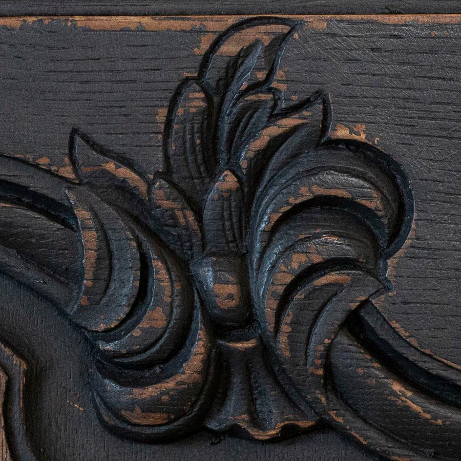 antique black sideboard