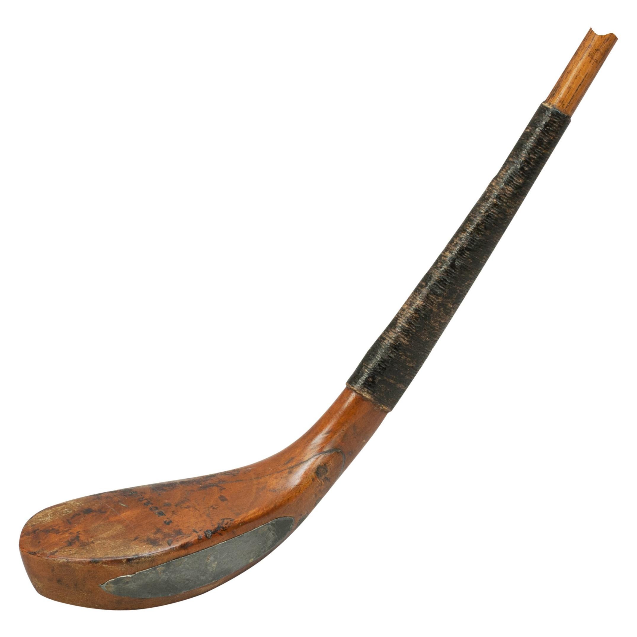 Antique Golf Club, Long Nose by Robert of St Andrews For Sale at