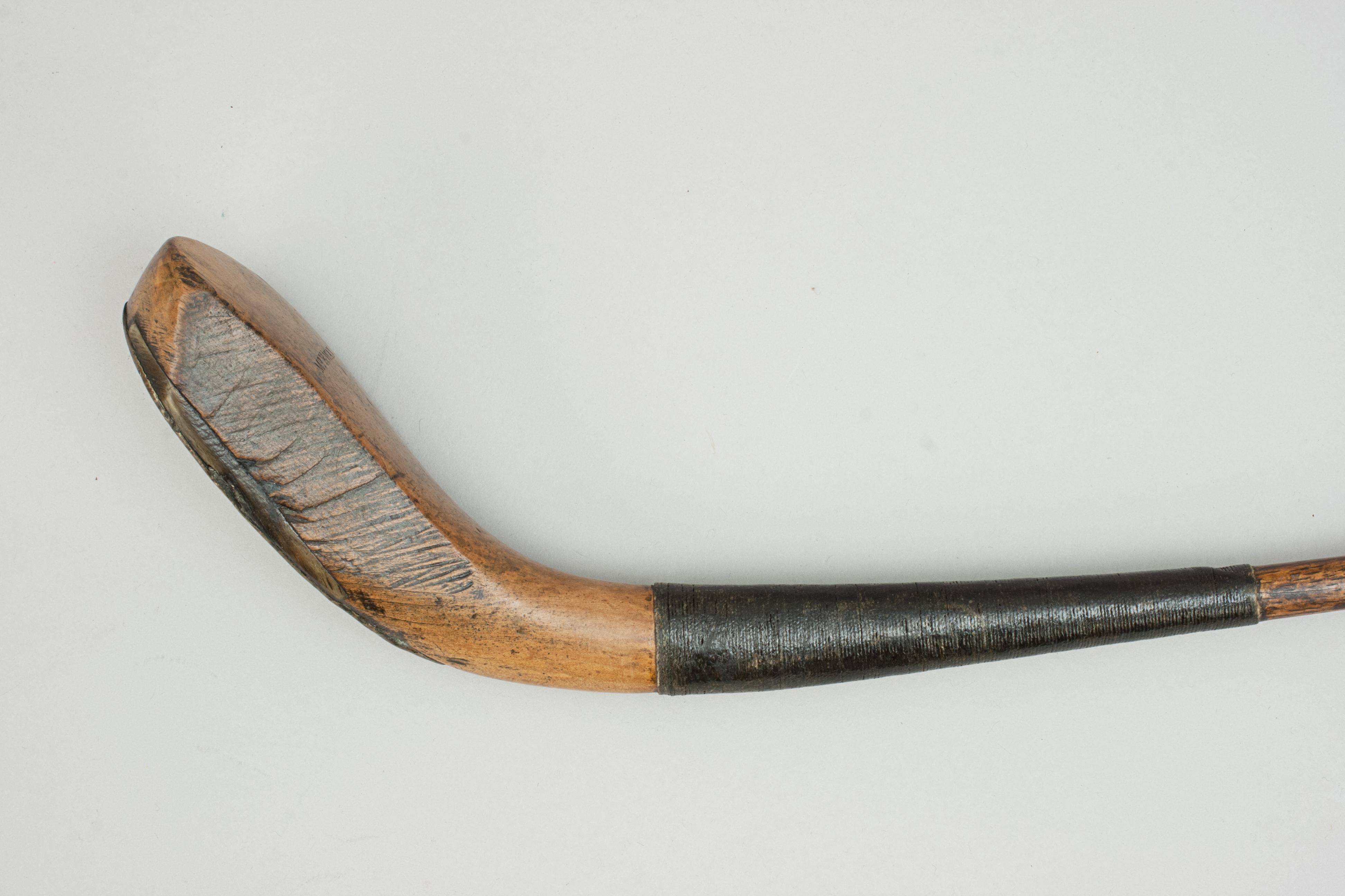 Late 19th Century Antique Long Nose Golf Club, McEwan, Musselburg For Sale