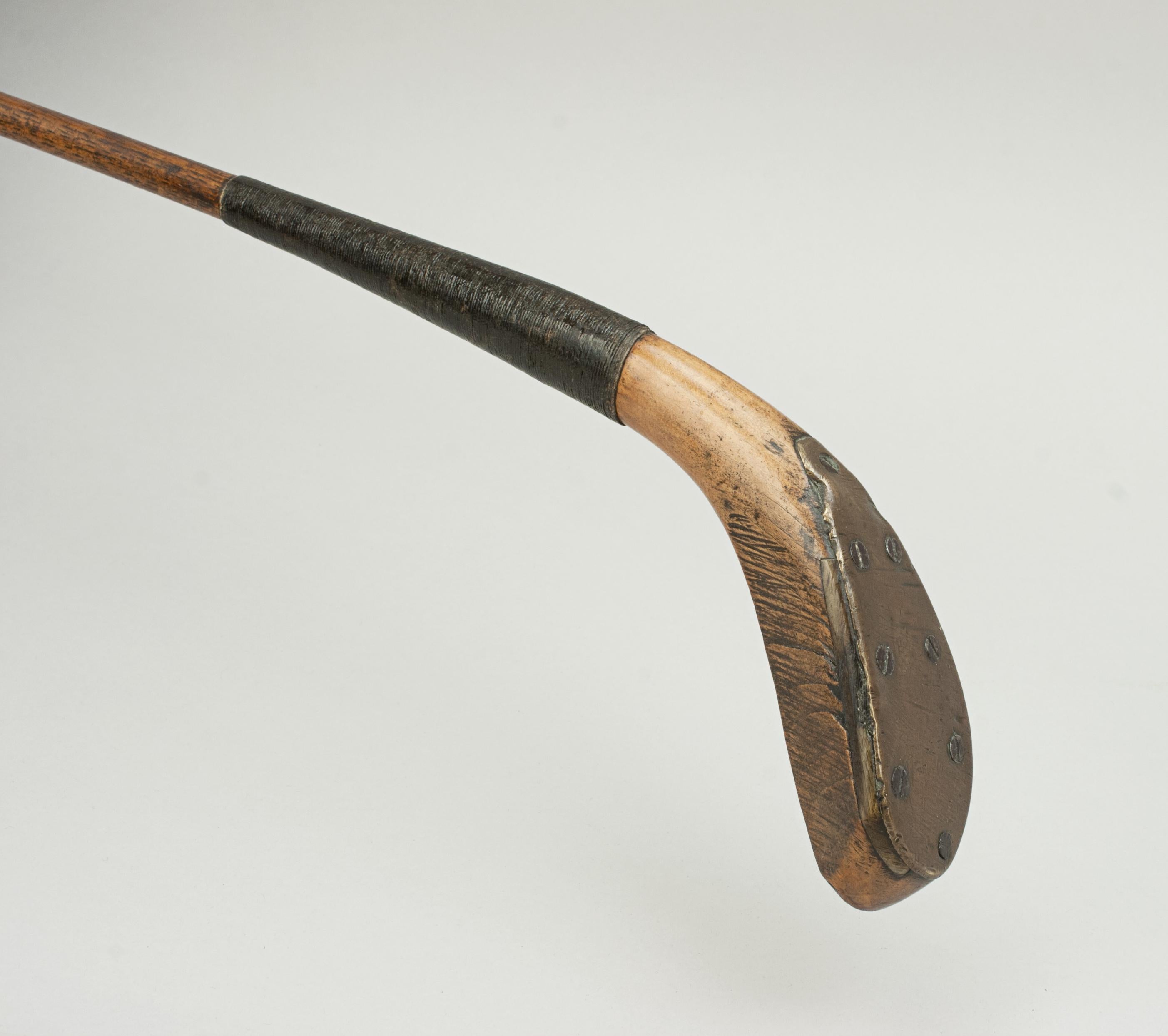 Hickory Antique Long Nose Golf Club, McEwan, Musselburg For Sale