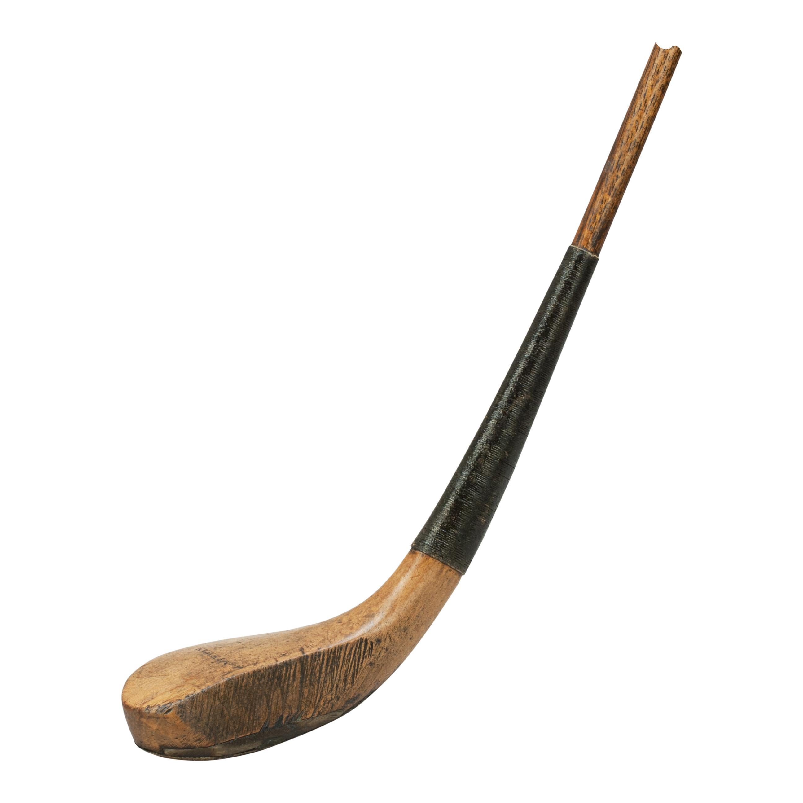 Antique Long Nose Golf Club, McEwan Of Musselburgh.
A fine long nose golf club, spoon by McEwan of Musselburgh. This club has a wonderful and graceful shape, only the like found on clubs you see from the best club makers such as H. Philp and R.