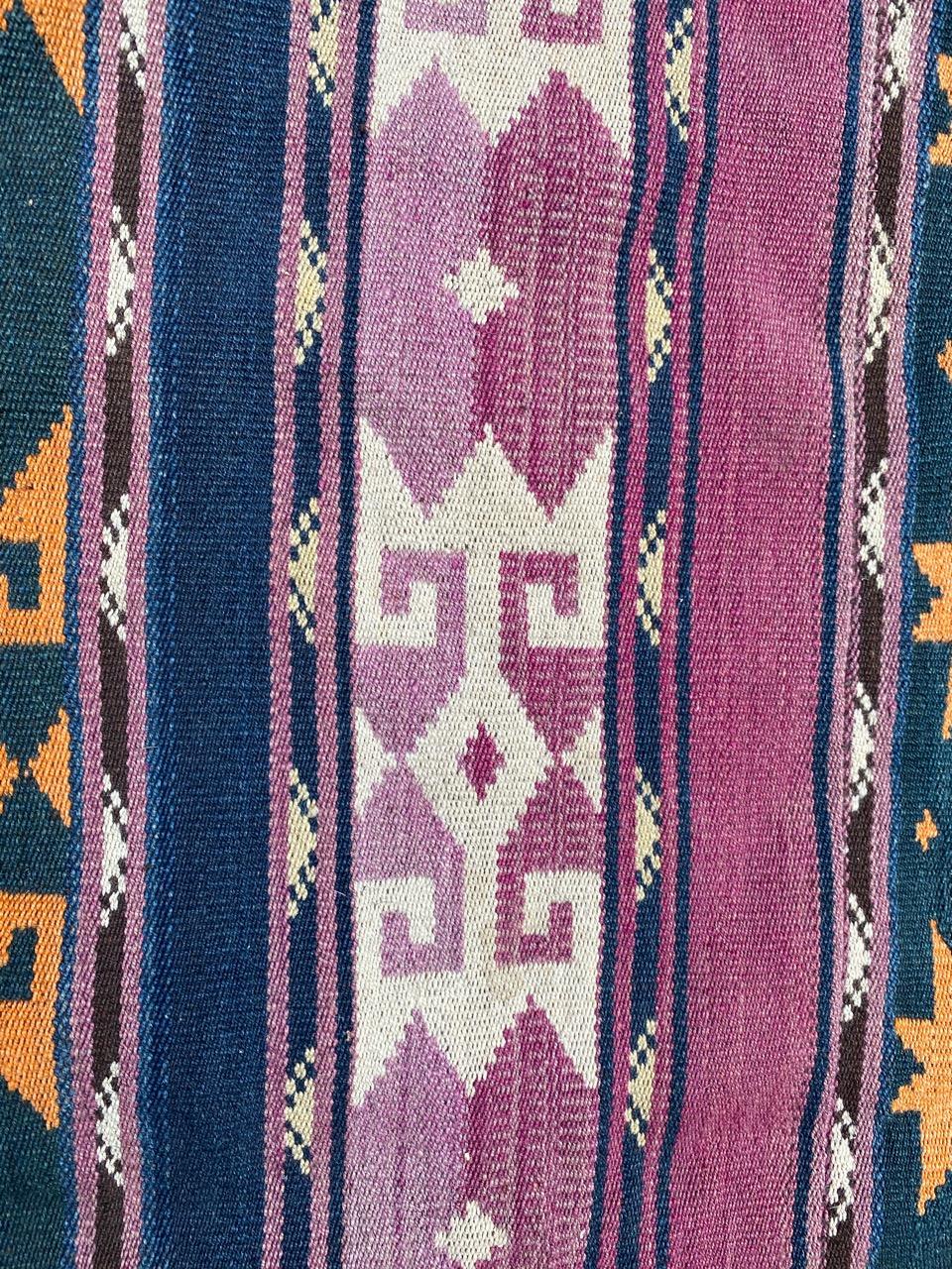 Bobyrug’s Antique Long Tribal Kilim For Sale 4