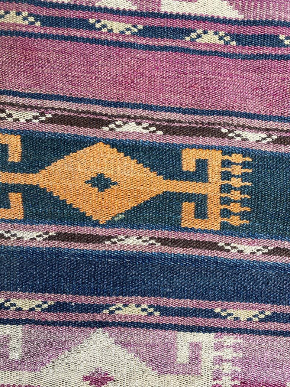 20th Century Bobyrug’s Antique Long Tribal Kilim For Sale