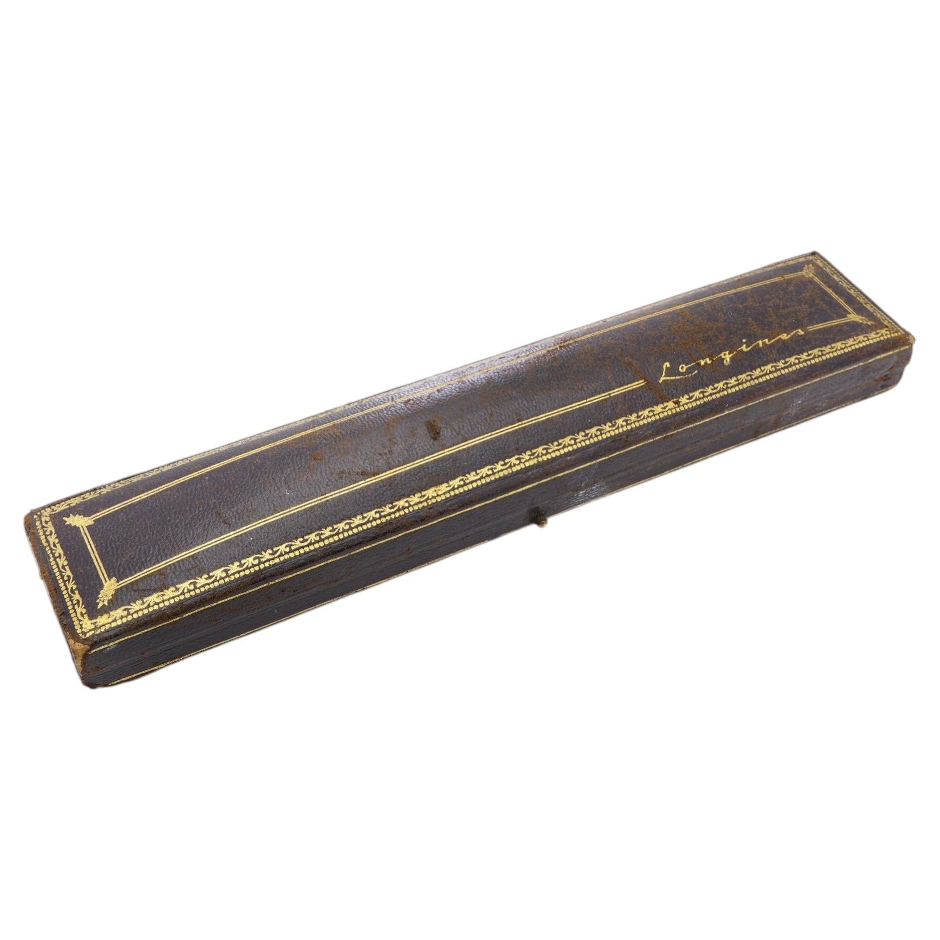 Antique Longines Watch Box, 20th Century, Original Condition