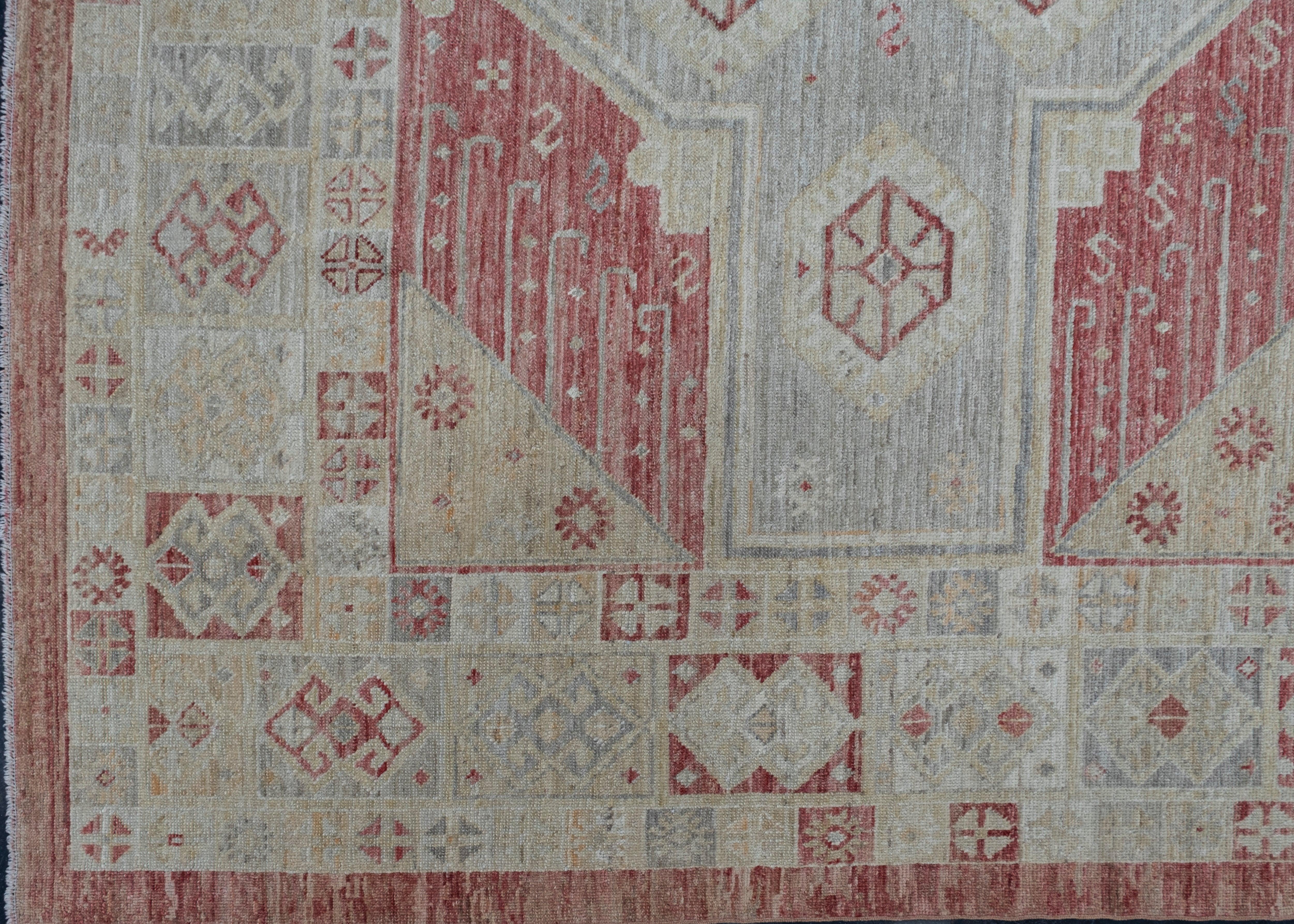 Oushak Rug Oriental Hand Knotted Turkish Oushak 9'10
