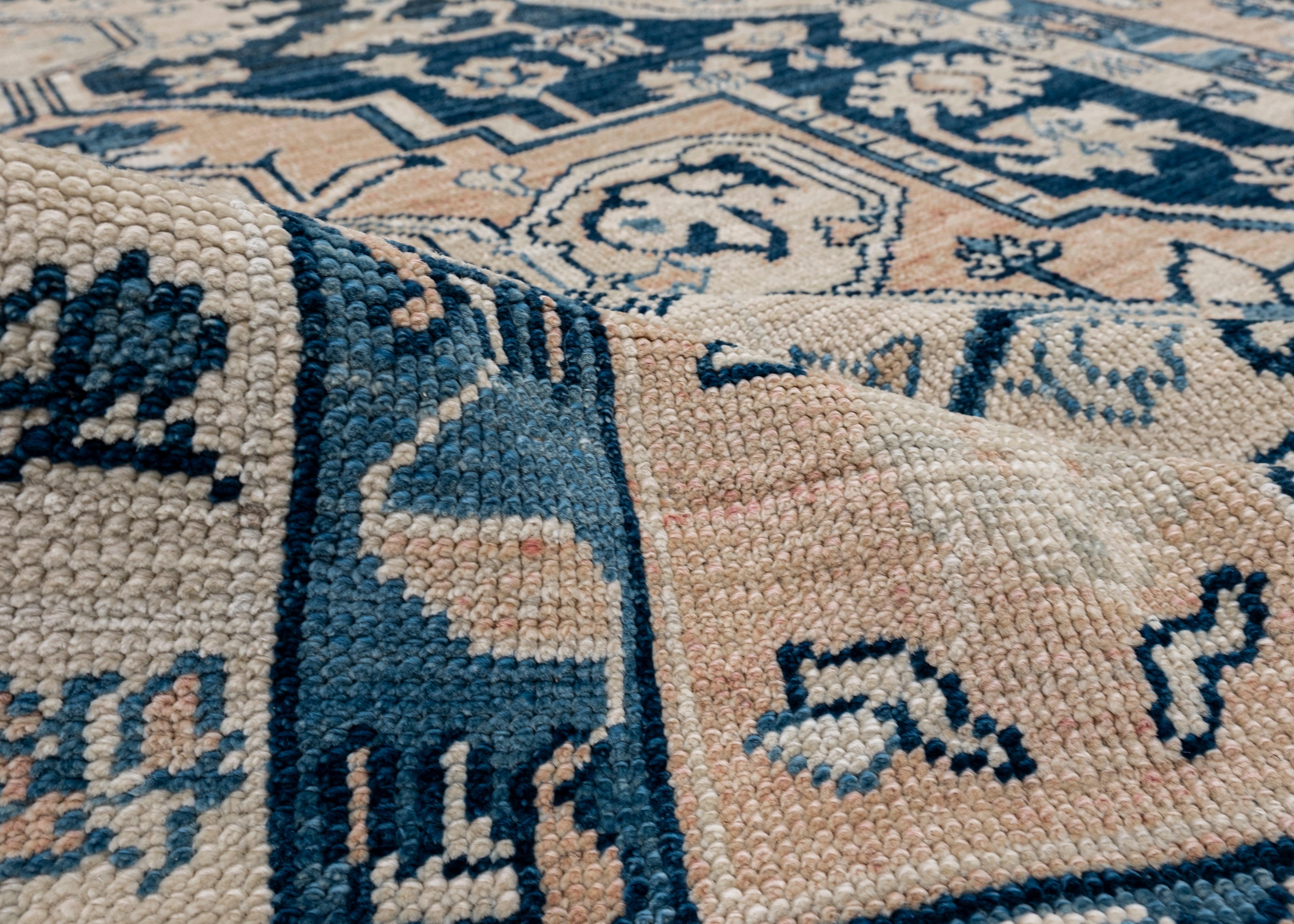 Antique Look Turkish Oushak Rug Oriental Handmade 7'5