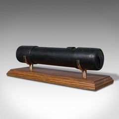 Antique Lord Bury 4 Draw Telescope, English, Leather, Steward, Victorian, C.1870