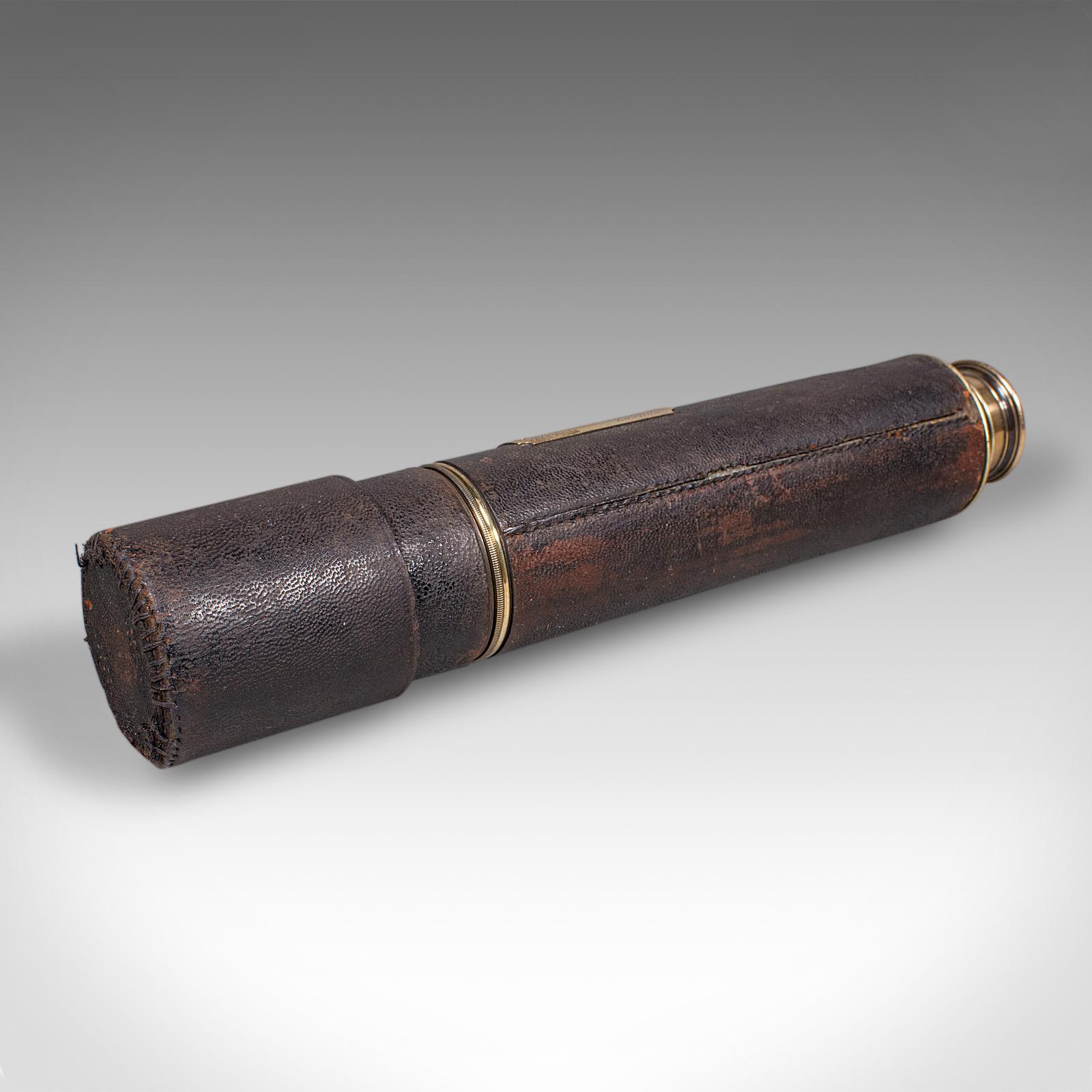 Antique Lord Bury 4 Draw Telescope, English, Terrestrial, JH Steward, Victorian en vente 3