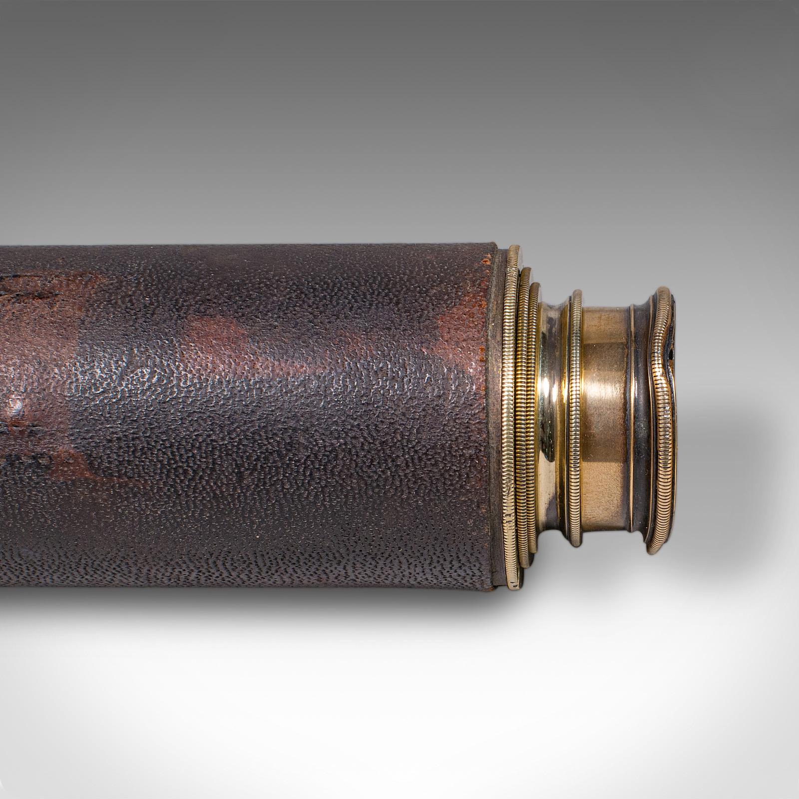 Antique Lord Bury 4 Draw Telescope, English, Terrestrial, JH Steward, Victorian en vente 2