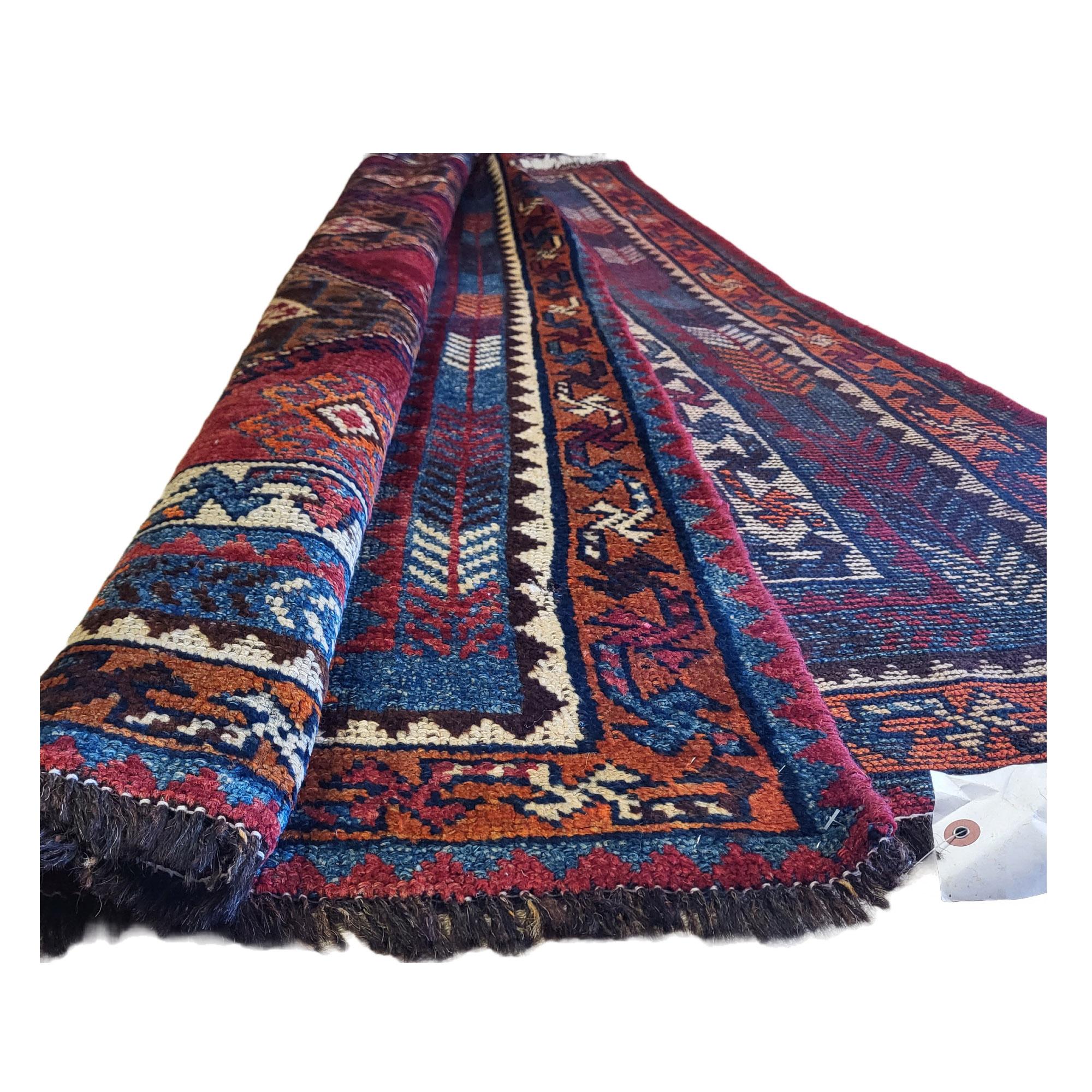 Hand-Knotted Antique Lori - Nomadic Persian Rug For Sale