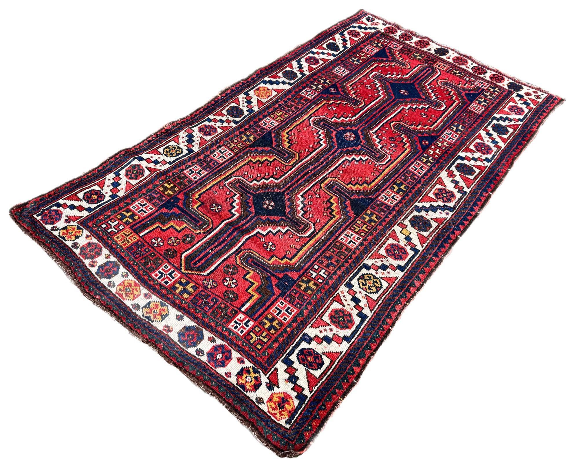 Antiker Lori-Teppich 2,20 m x 1,32 m im Zustand „Relativ gut“ im Angebot in St. Albans, GB