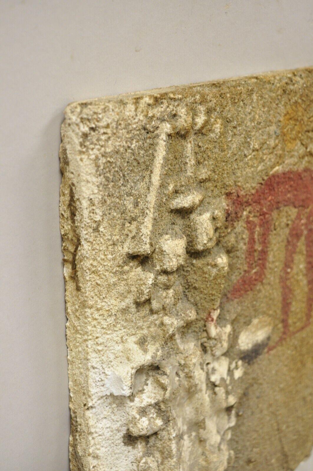 Antike lose und gefundene Hieroglyphik-Rote Figuren-Keramik 12 x 9 Kacheln C5 im Angebot 1