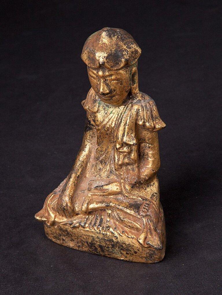 Antique Lotus Buddha Statue from Burma For Sale at 1stDibs
