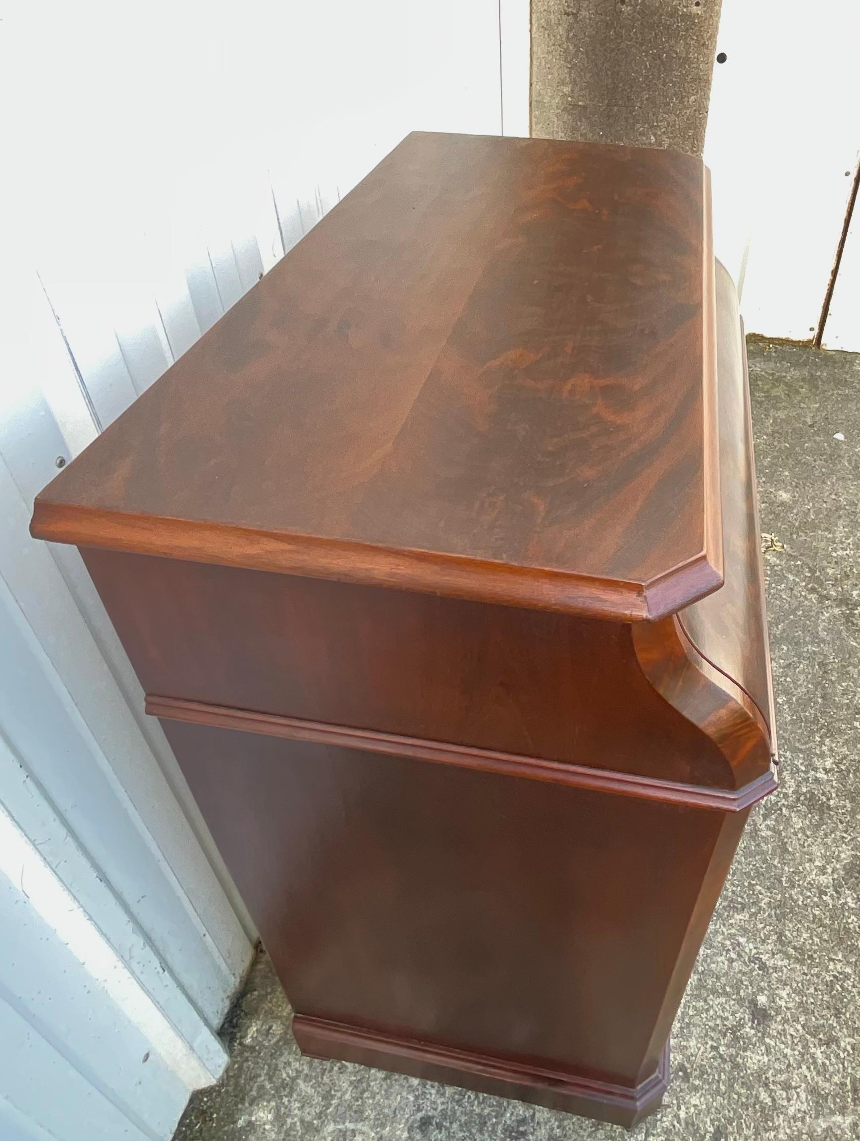 Ancienne commode Chemin De Fer Louis-philippe avec marbre et miroir, La 3