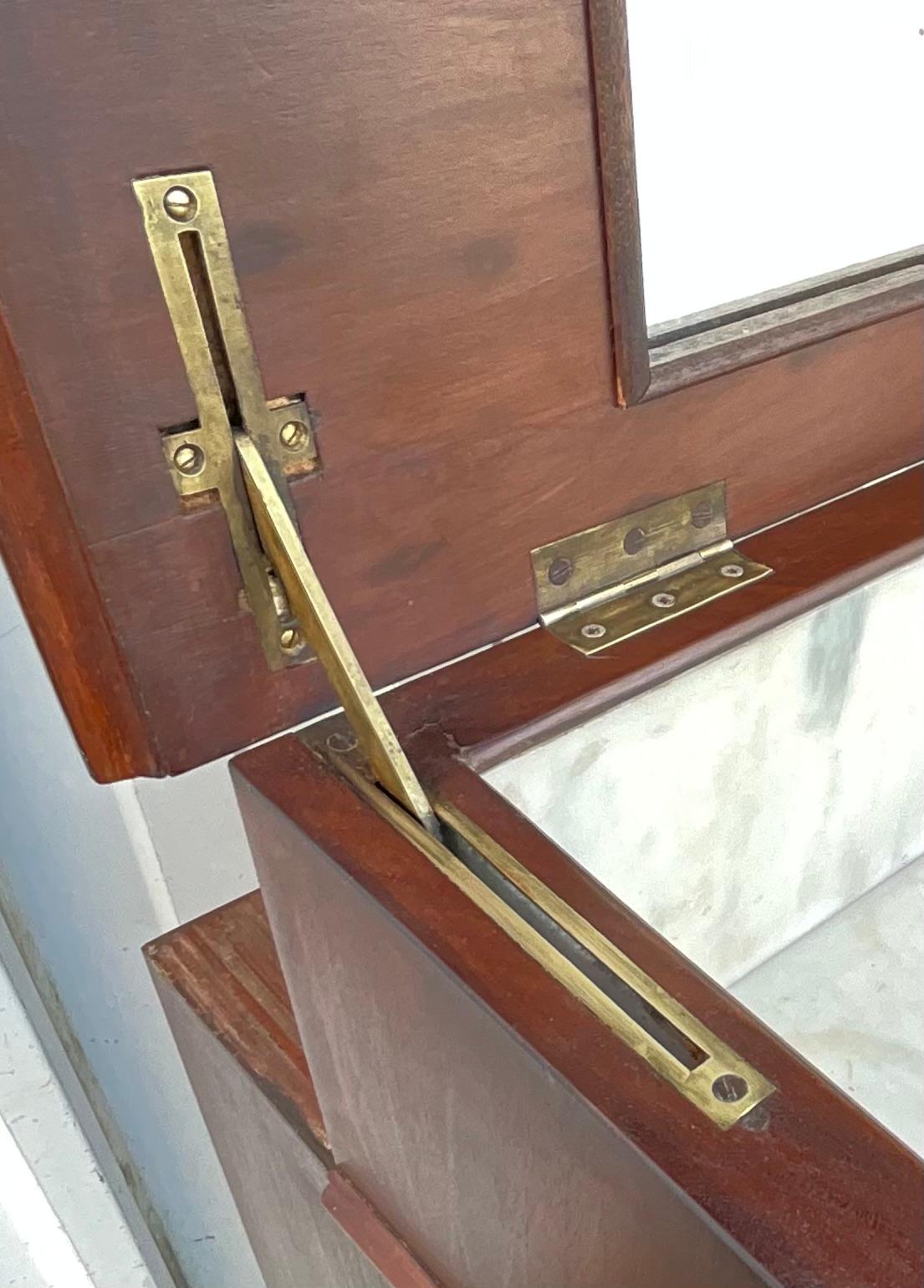 Ancienne commode Chemin De Fer Louis-philippe avec marbre et miroir, La 6