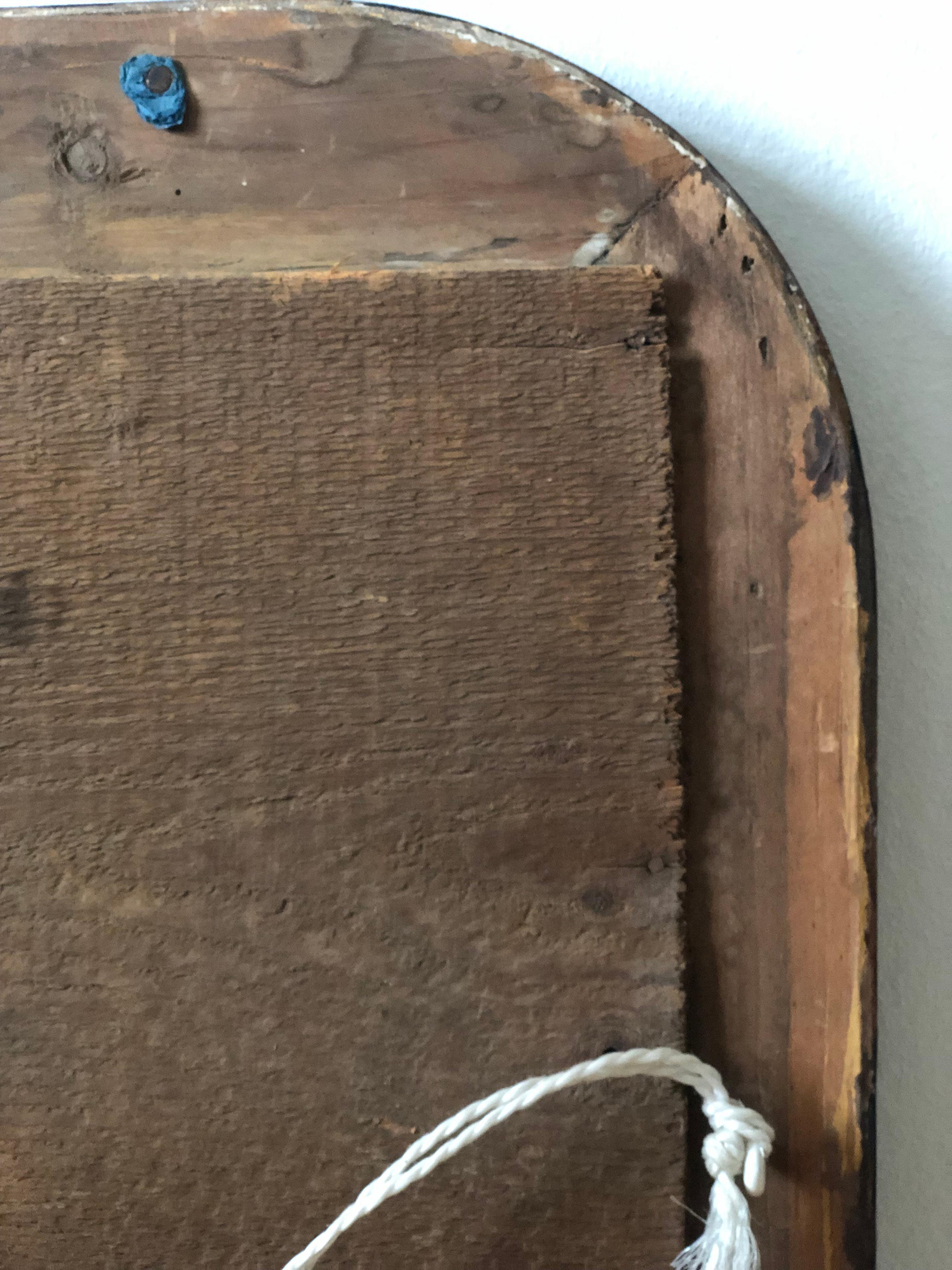 Antique Mirror French de Louis Philippe en noir et or Fin du 19ème siècle en vente 2