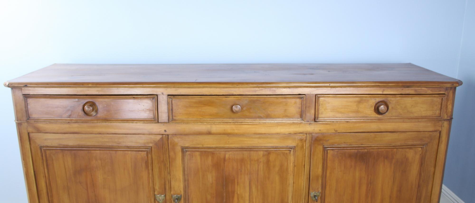 Antique Louis Philippe Fruitwood Enfilade 6