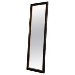 Antique Louis Philippe Full Length Mirror Giltwood France Late 19th Century