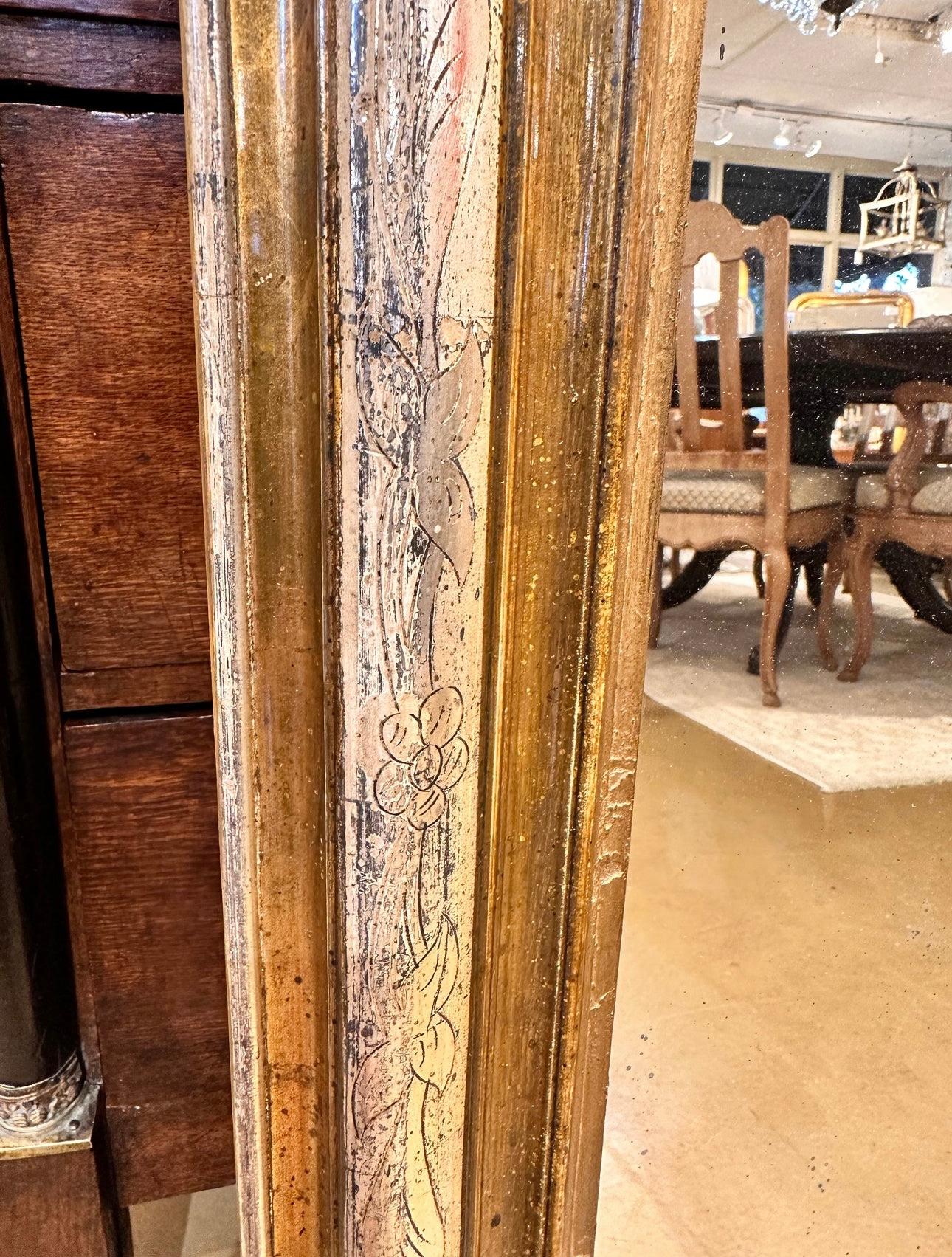 Antique Louis Philippe Mirror  In Excellent Condition For Sale In Nashville, TN