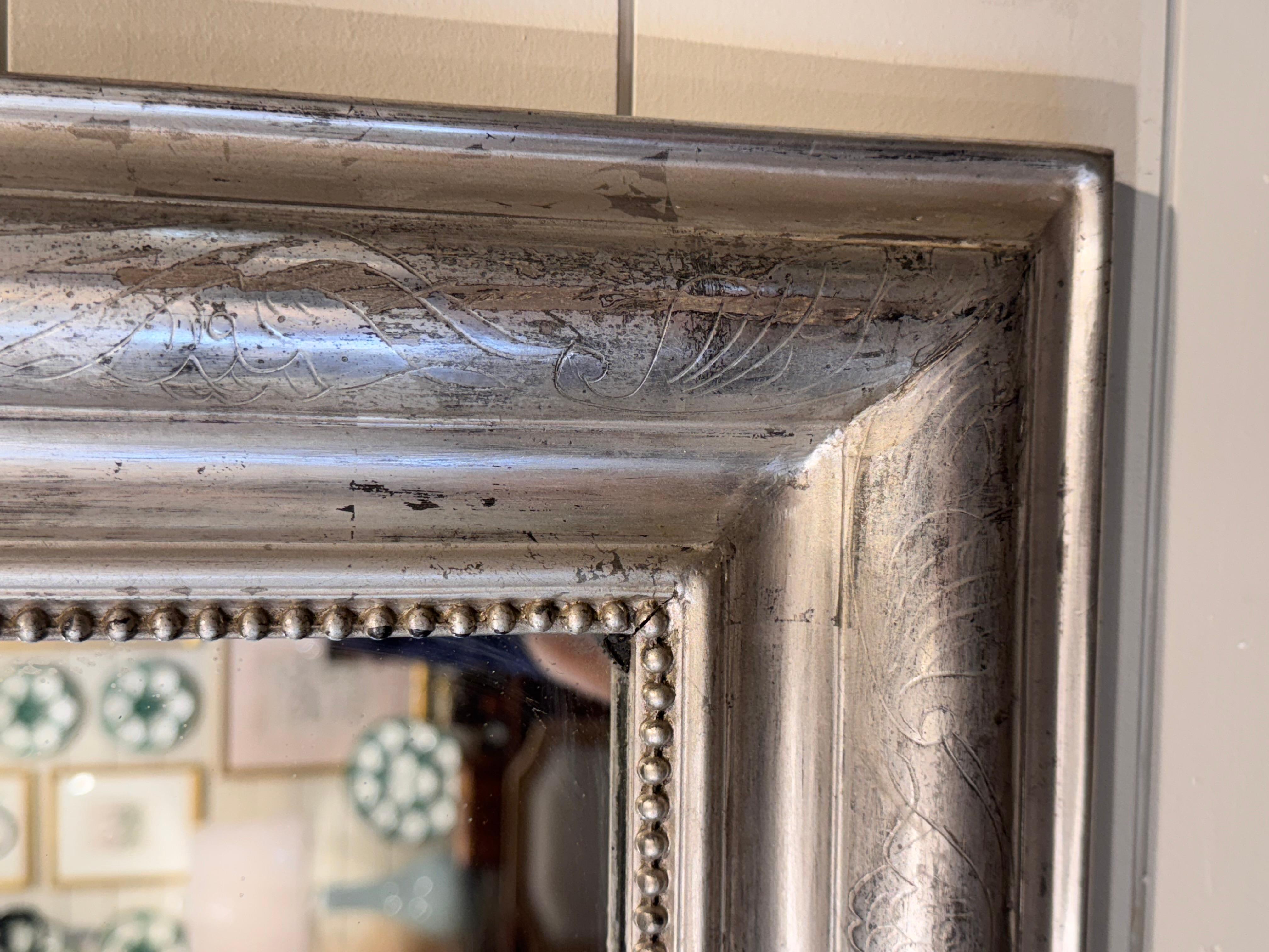 Late 19th Century Antique Louis Philippe Mirror For Sale