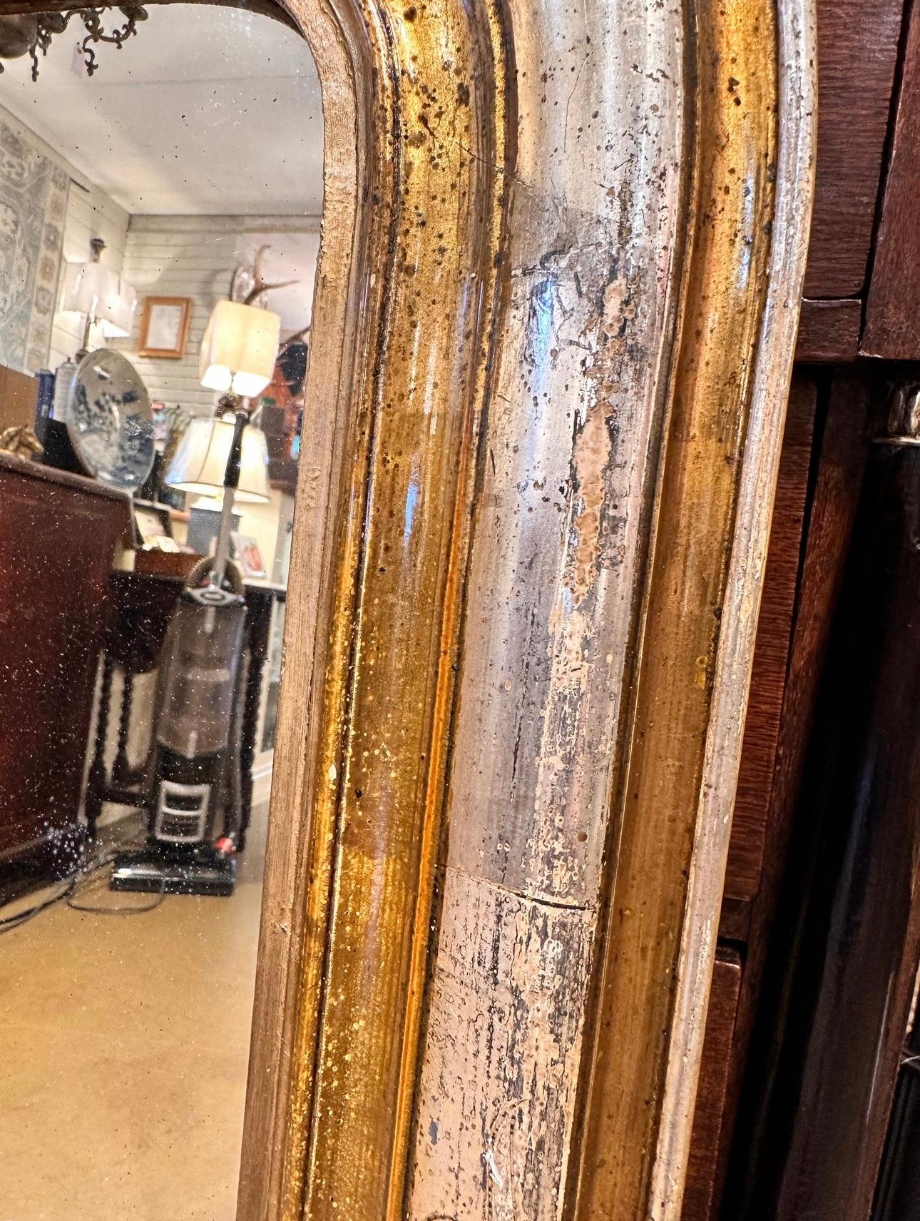Late 19th Century Antique Louis Philippe Mirror  For Sale