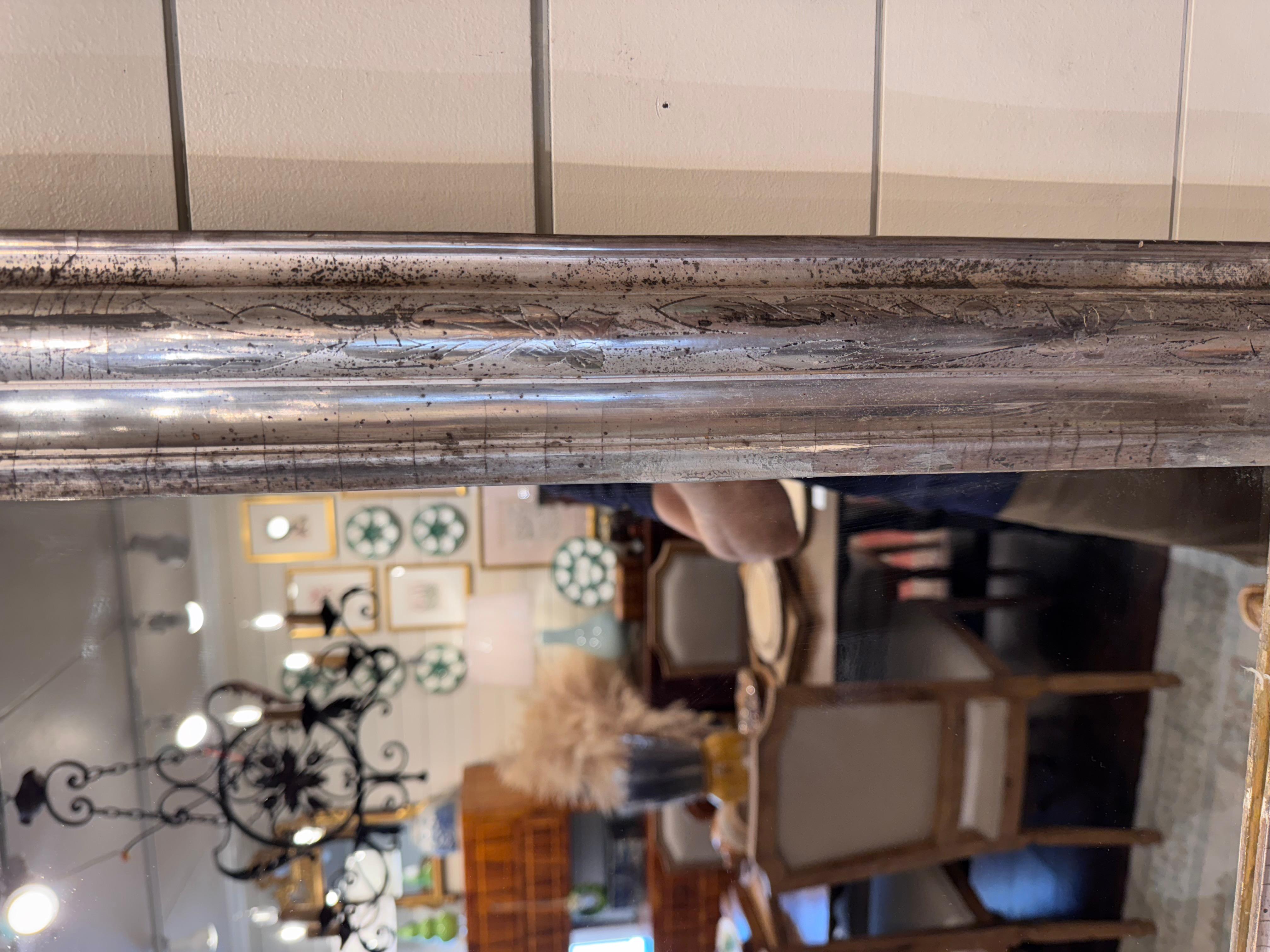 Fin du XIXe siècle Miroir ancien Louis-Philippe