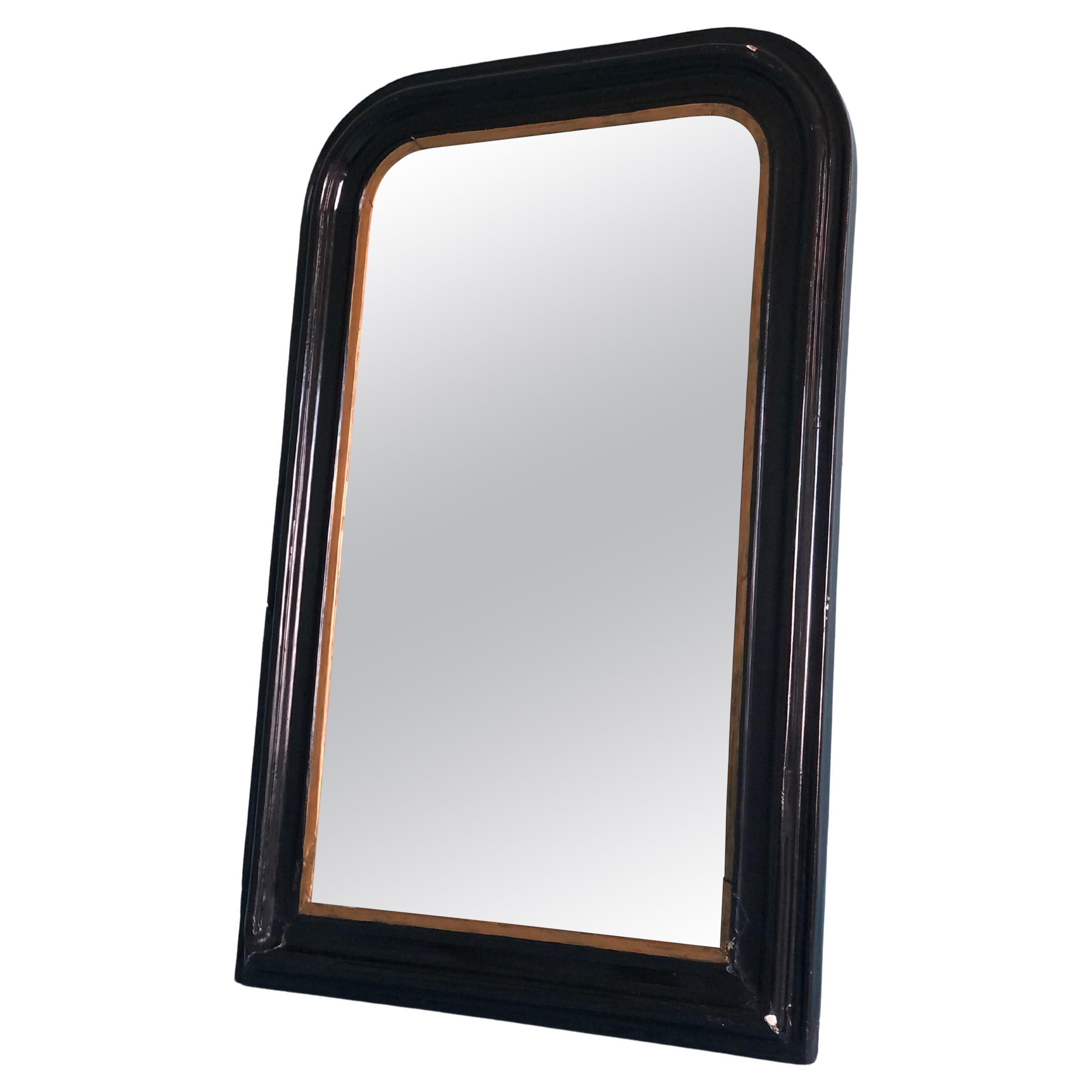 Antique Louis Philippe Mirror Giltwood France Late 19th Century