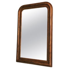 Antique Louis Philippe Mirror Giltwood The Netherlands Late 19th Century