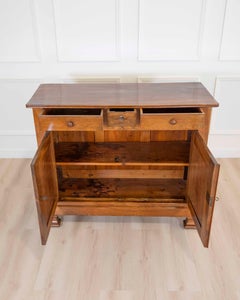 Antique Louis Philippe Sideboard Dresser Cabinet Cupboard Buffet In Walnut – 19t