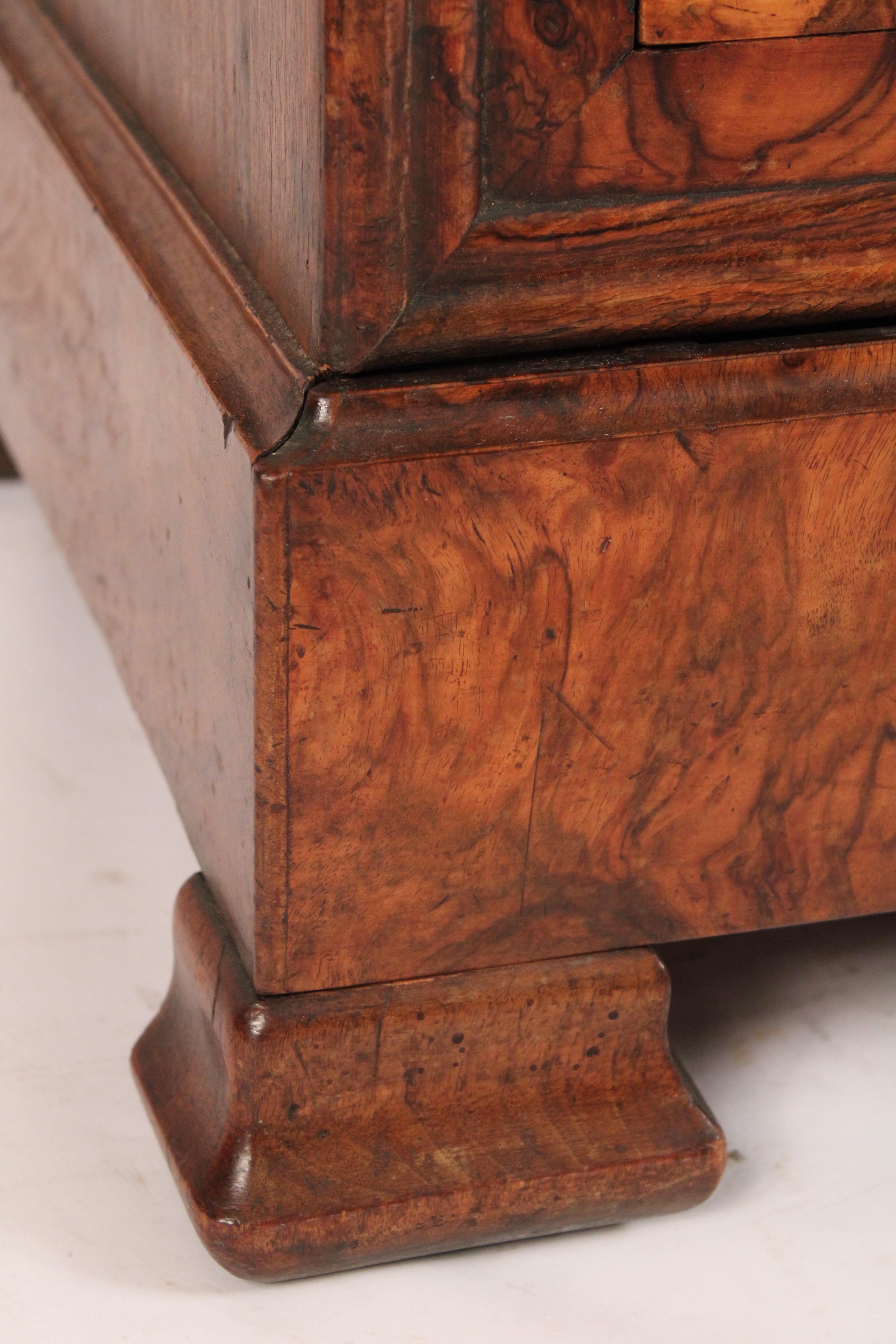 Antique Louis Philippe Style Burl Walnut Chest of Drawers 2