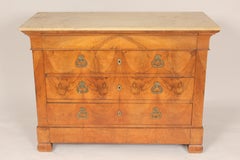 Antique Louis Philippe Style Burled Chest of Drawers