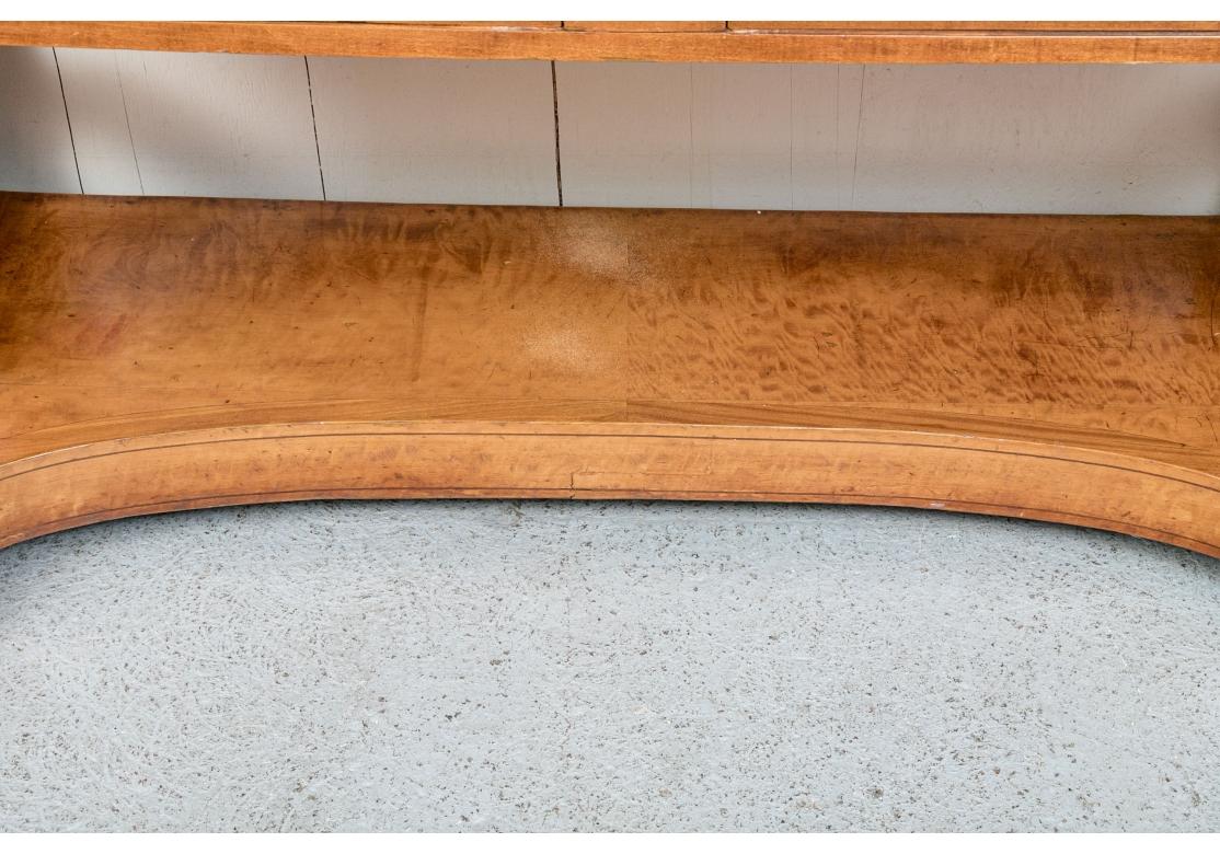 Antique Louis Philippe Style Console Table With Stone Top For Sale 8