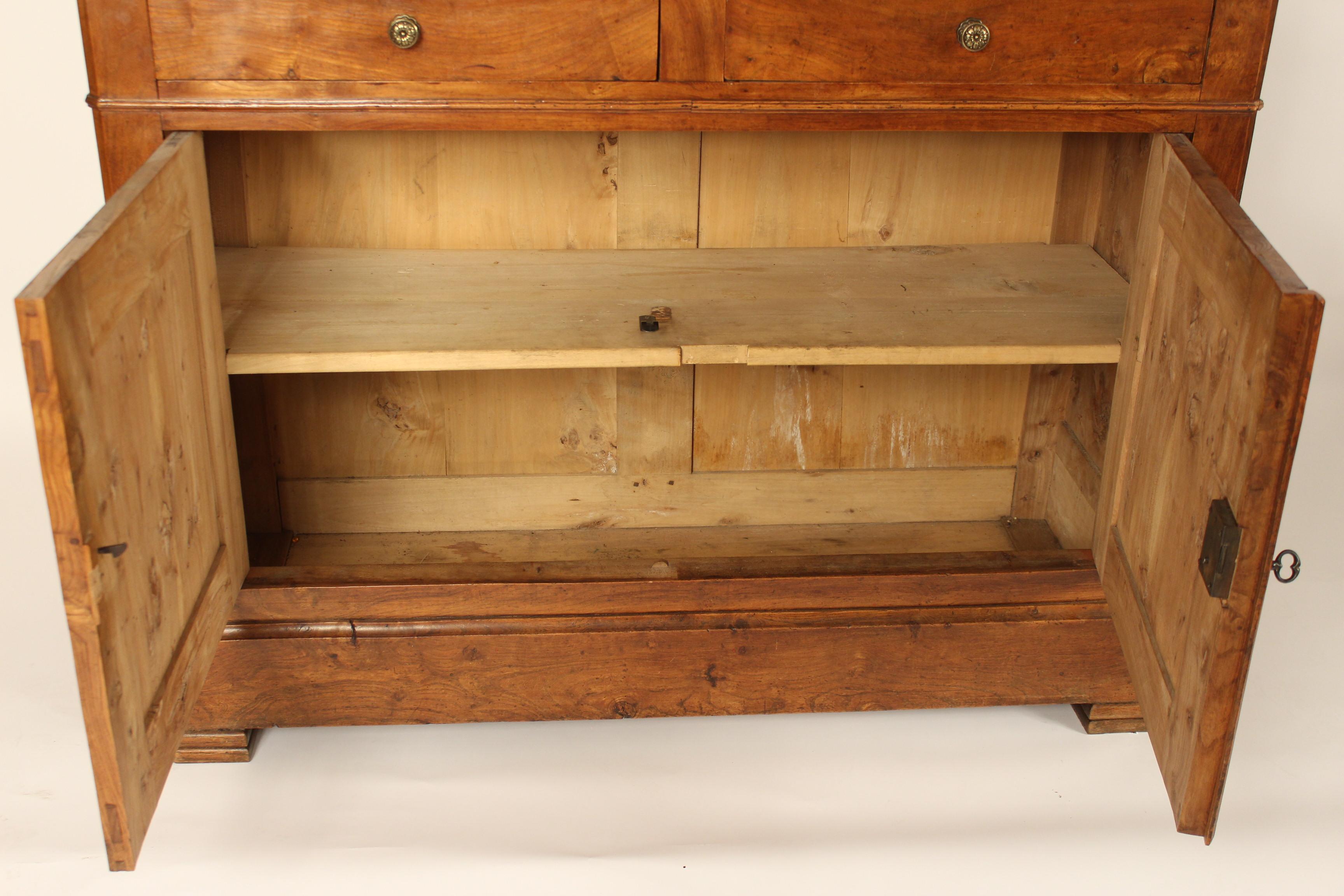 Antique Louis Philippe Style Fruitwood Buffet 1