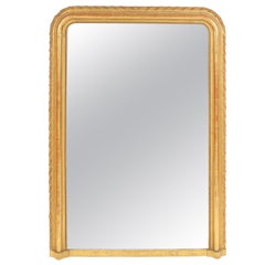 Antique Louis Philippe Style Gilt Wood Mirror