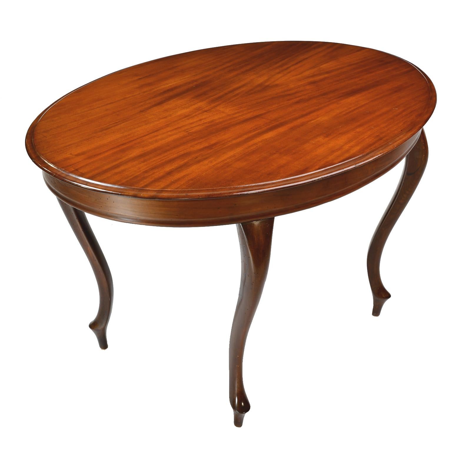 Antique Louis Philippe Style Mahogany Oval Dining/ Center Table, Denmark, c 1860 For Sale 3