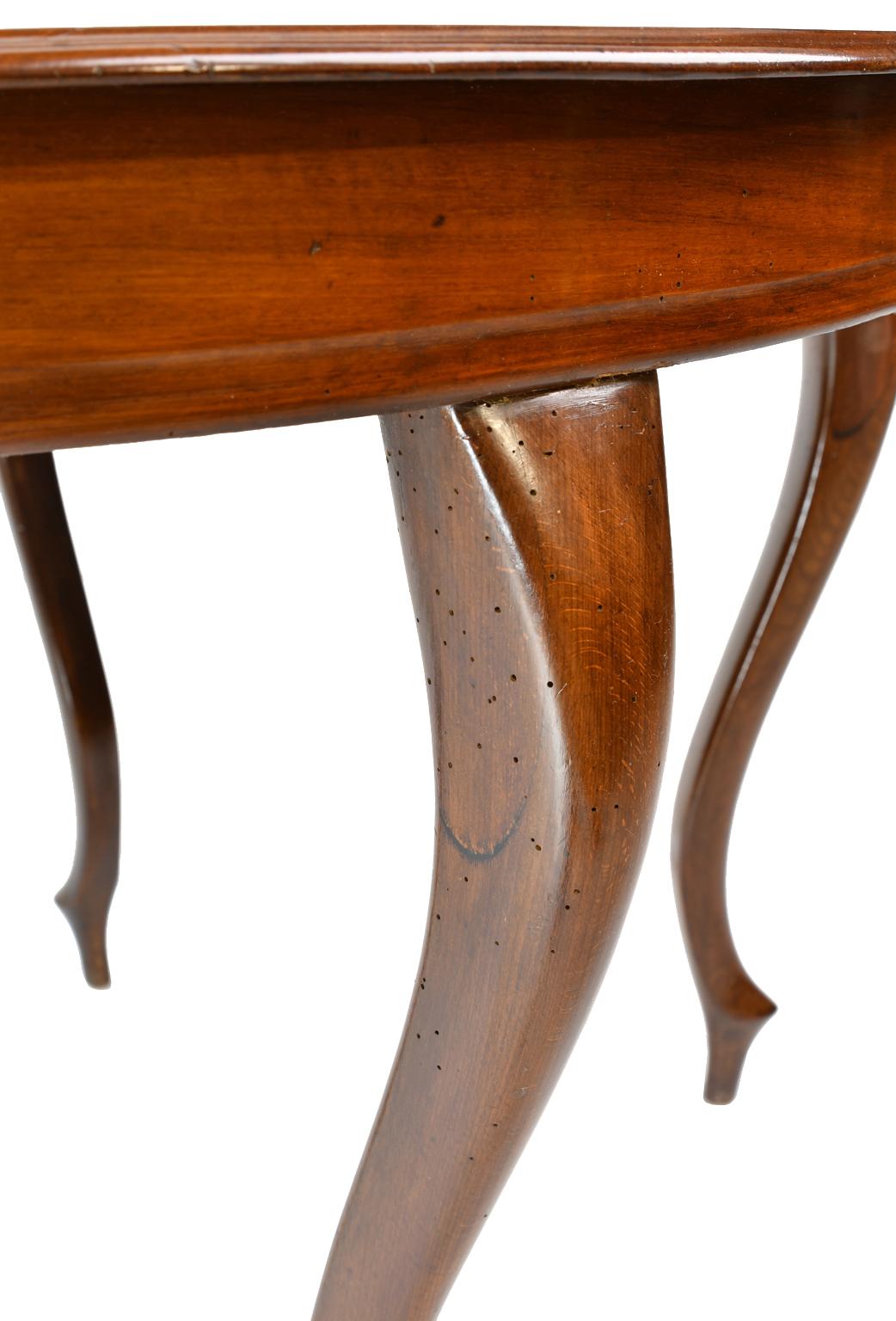 Antique Louis Philippe Style Mahogany Oval Dining/ Center Table, Denmark, c 1860 For Sale 5