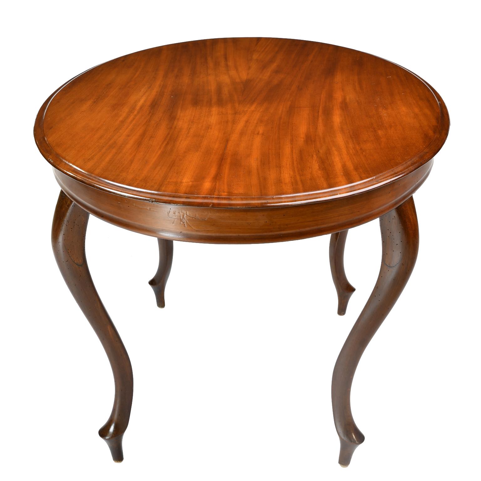 Antique Louis Philippe Style Mahogany Oval Dining/ Center Table, Denmark, c 1860 For Sale 1