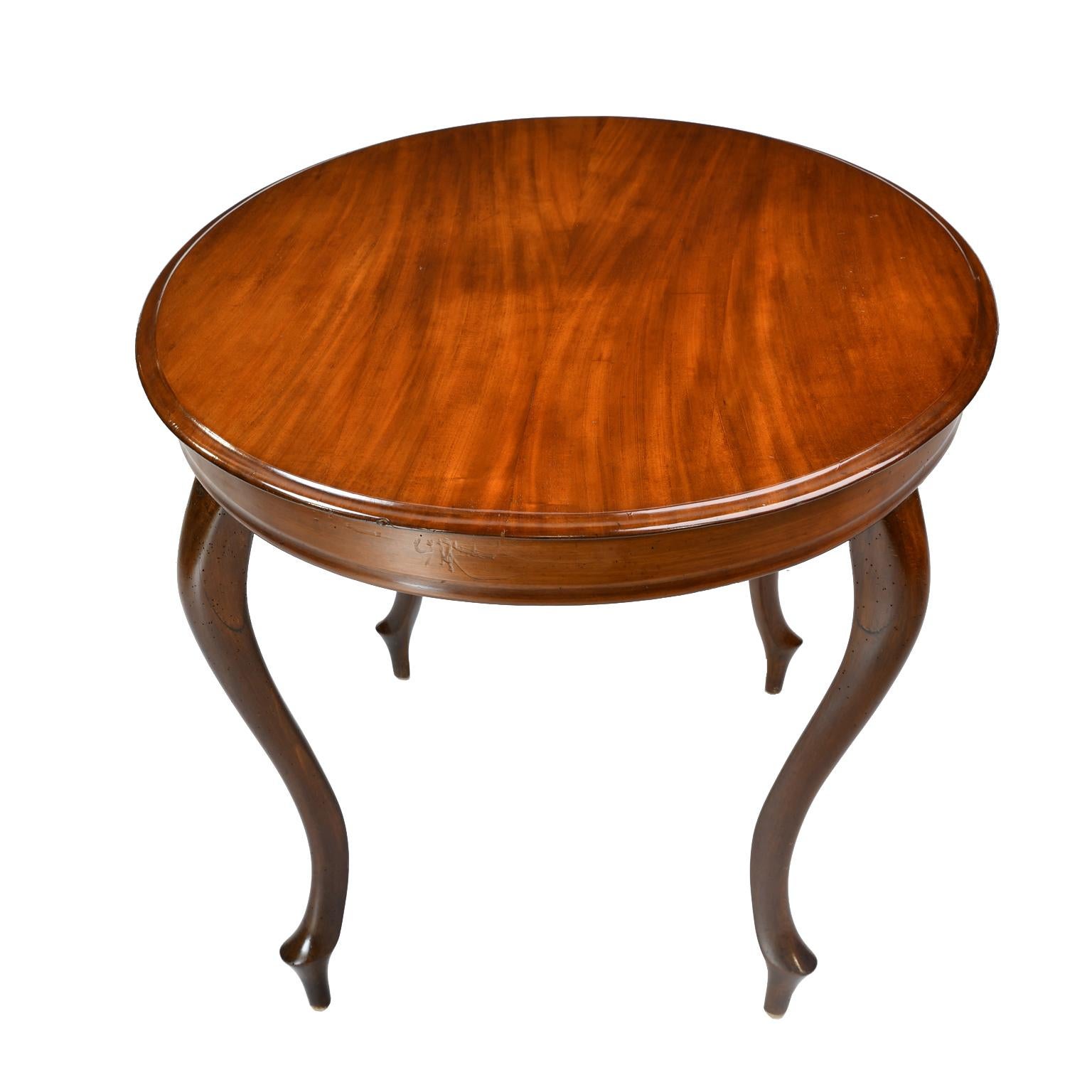 Antique Louis Philippe Style Mahogany Oval Dining/ Center Table, Denmark, c 1860 For Sale 2
