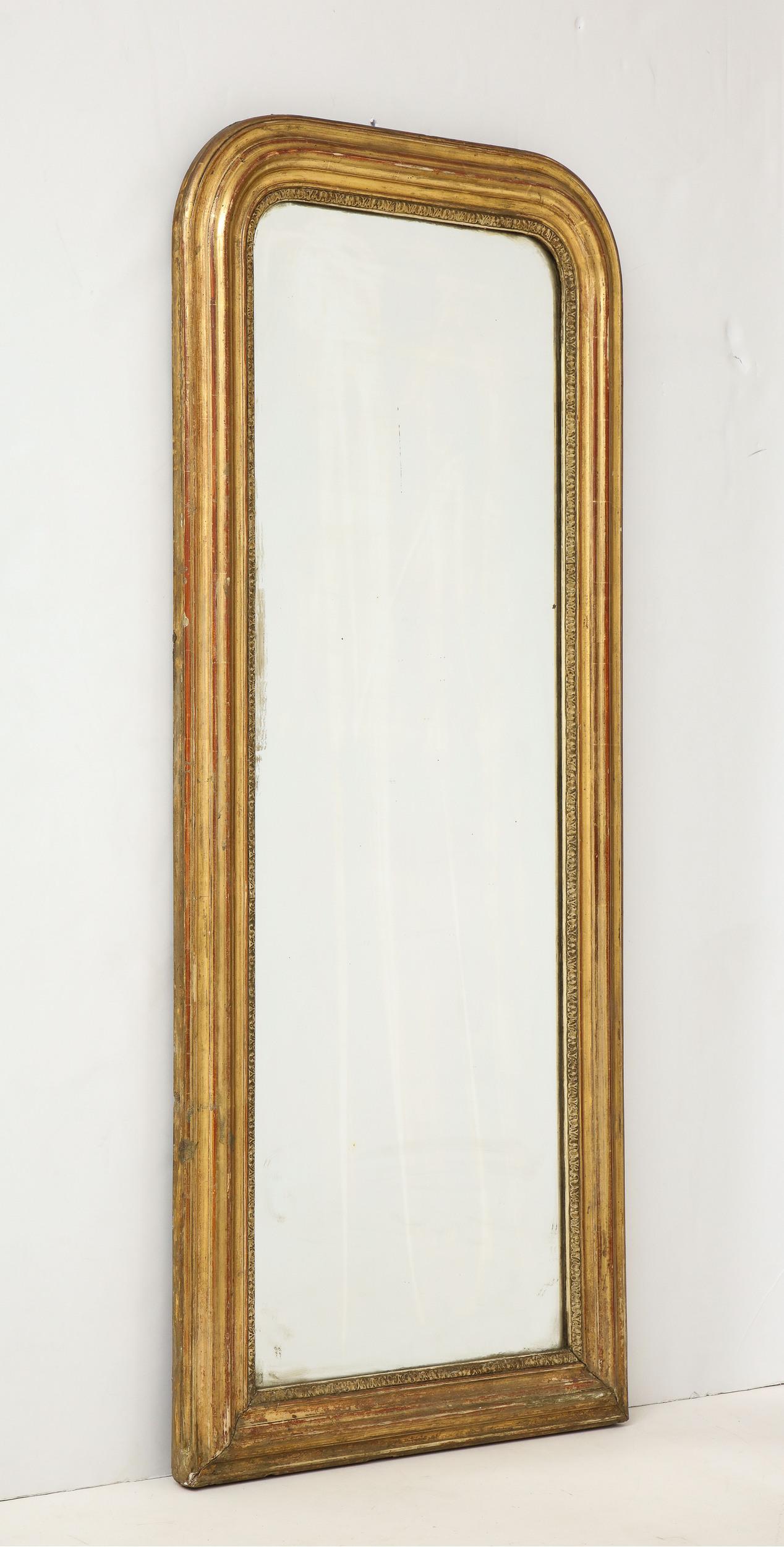 French Antique Louis Philippe Style Pier Mirror