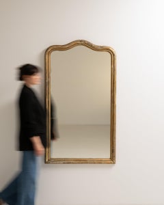 Antique Louis Philippe Wall Mirror, Gold Gilt Frame, France, 1880s