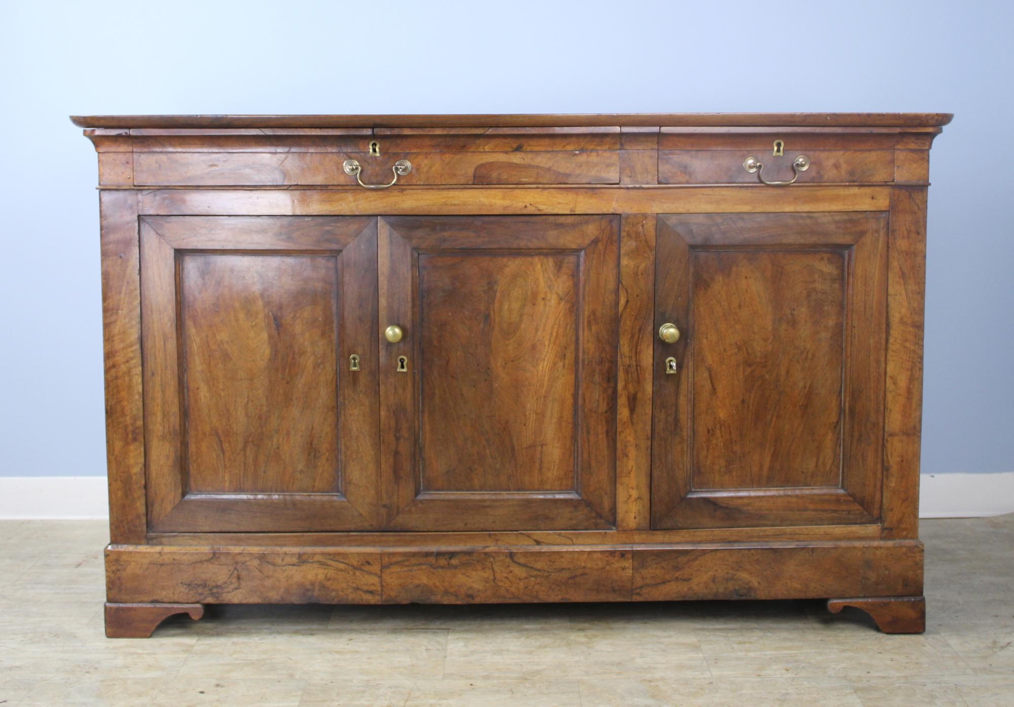 French Antique Louis Philippe Walnut Enfilade