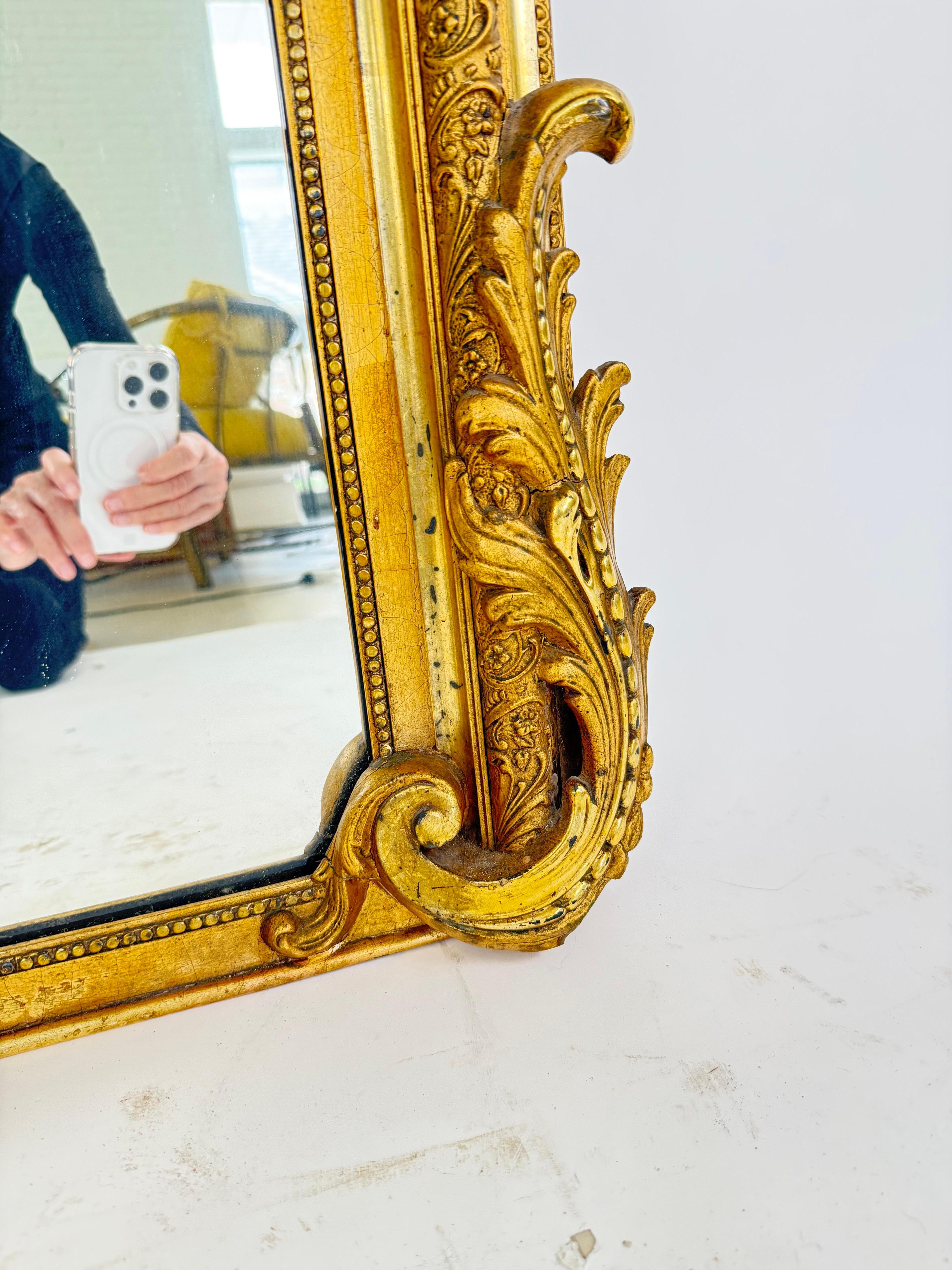 Antique Mirror francese di Louis Phillips con in vendita 3