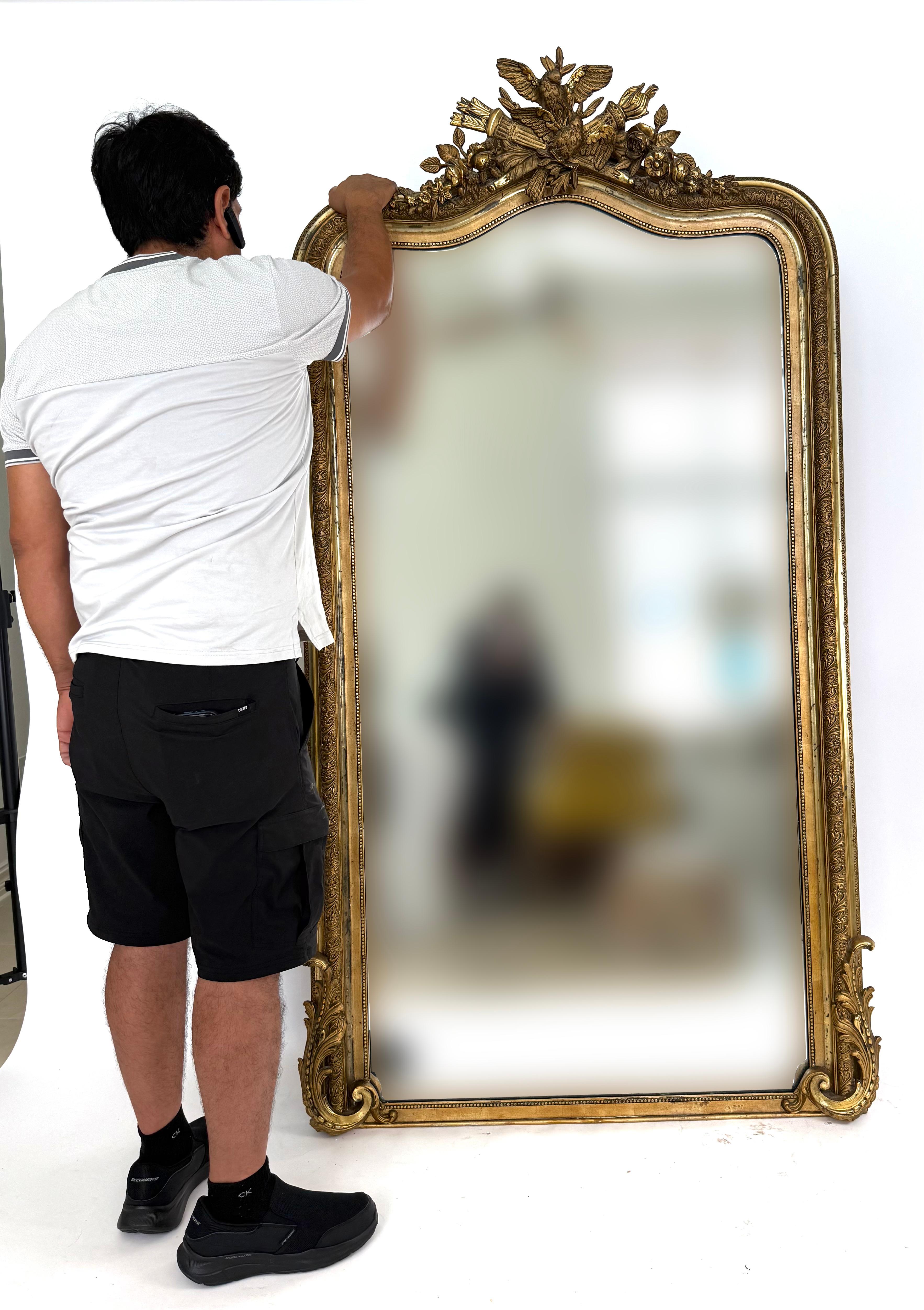 Antique Mirror francese di Louis Phillips con in vendita 4