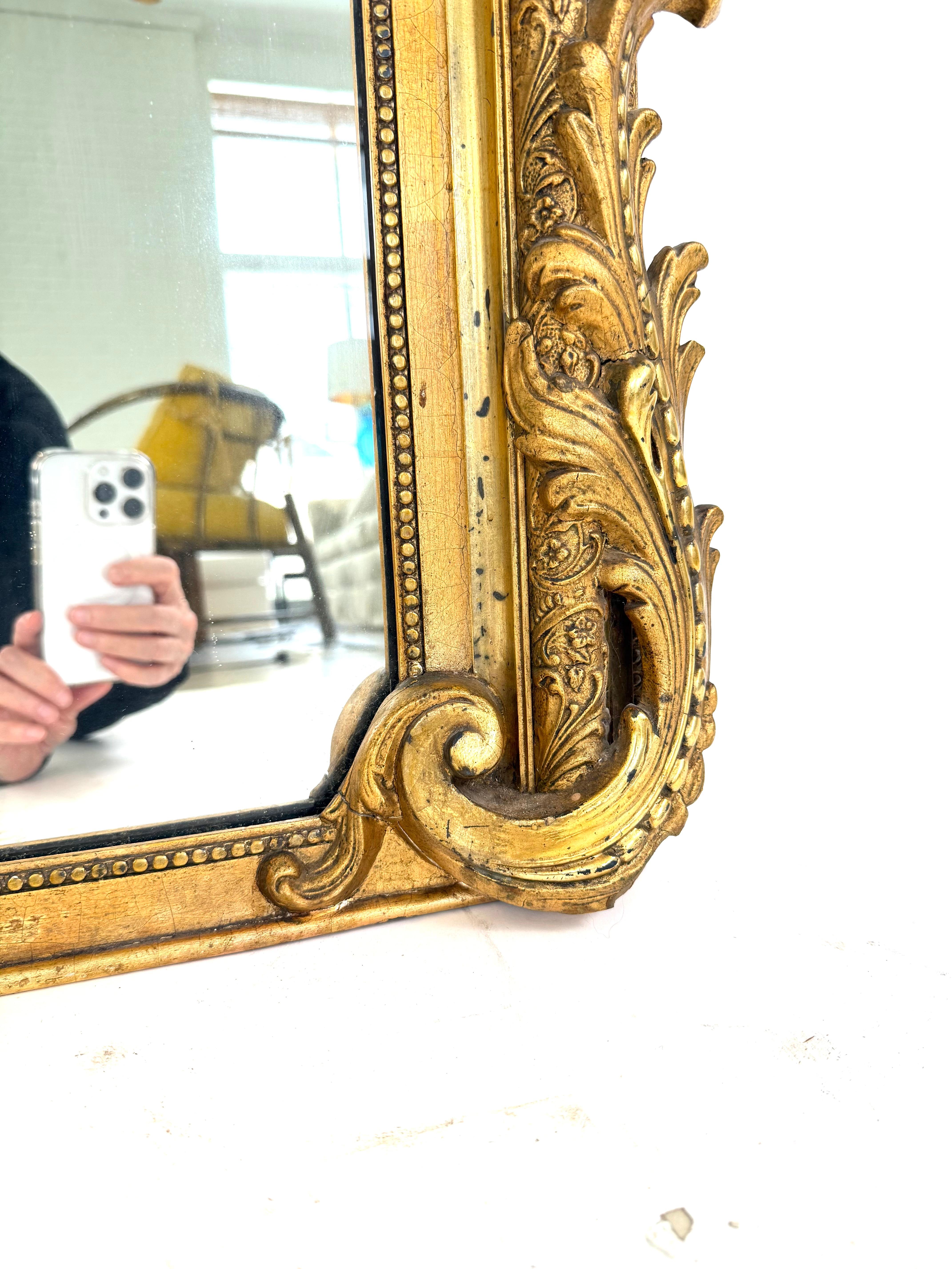 Francese Antique Mirror francese di Louis Phillips con in vendita