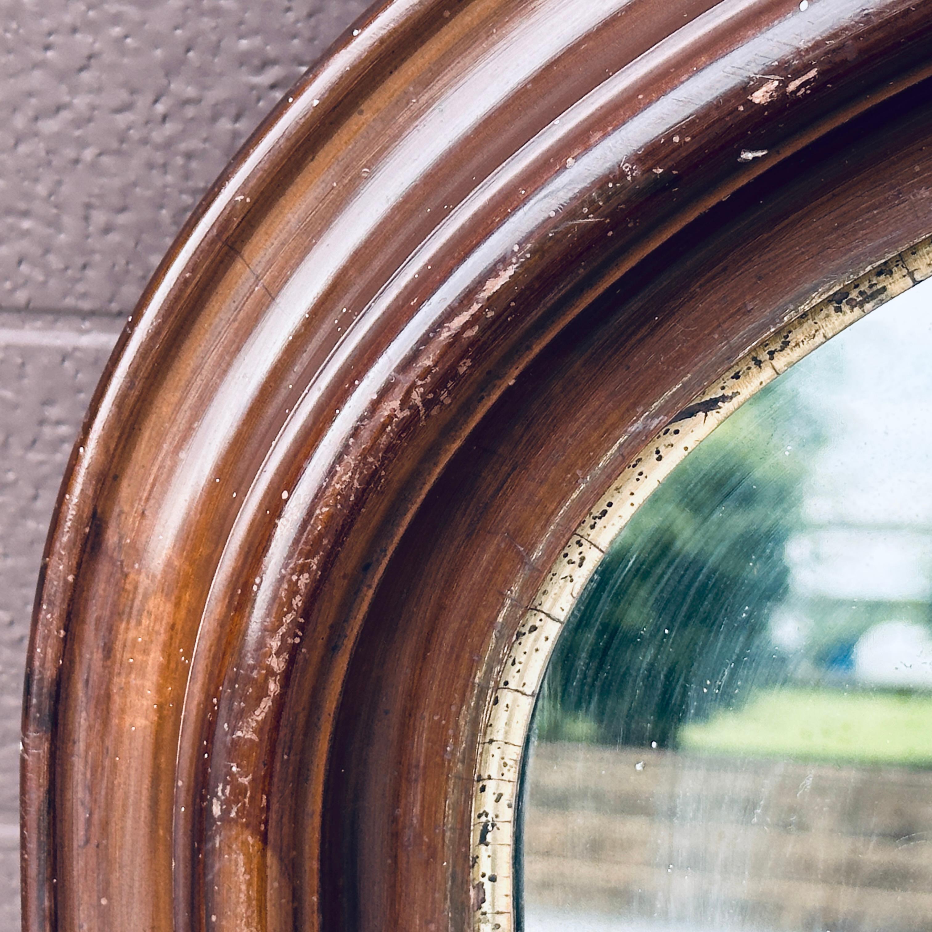 Antique Louis Phillipe Wall Mirror In Fair Condition In West Chester, PA
